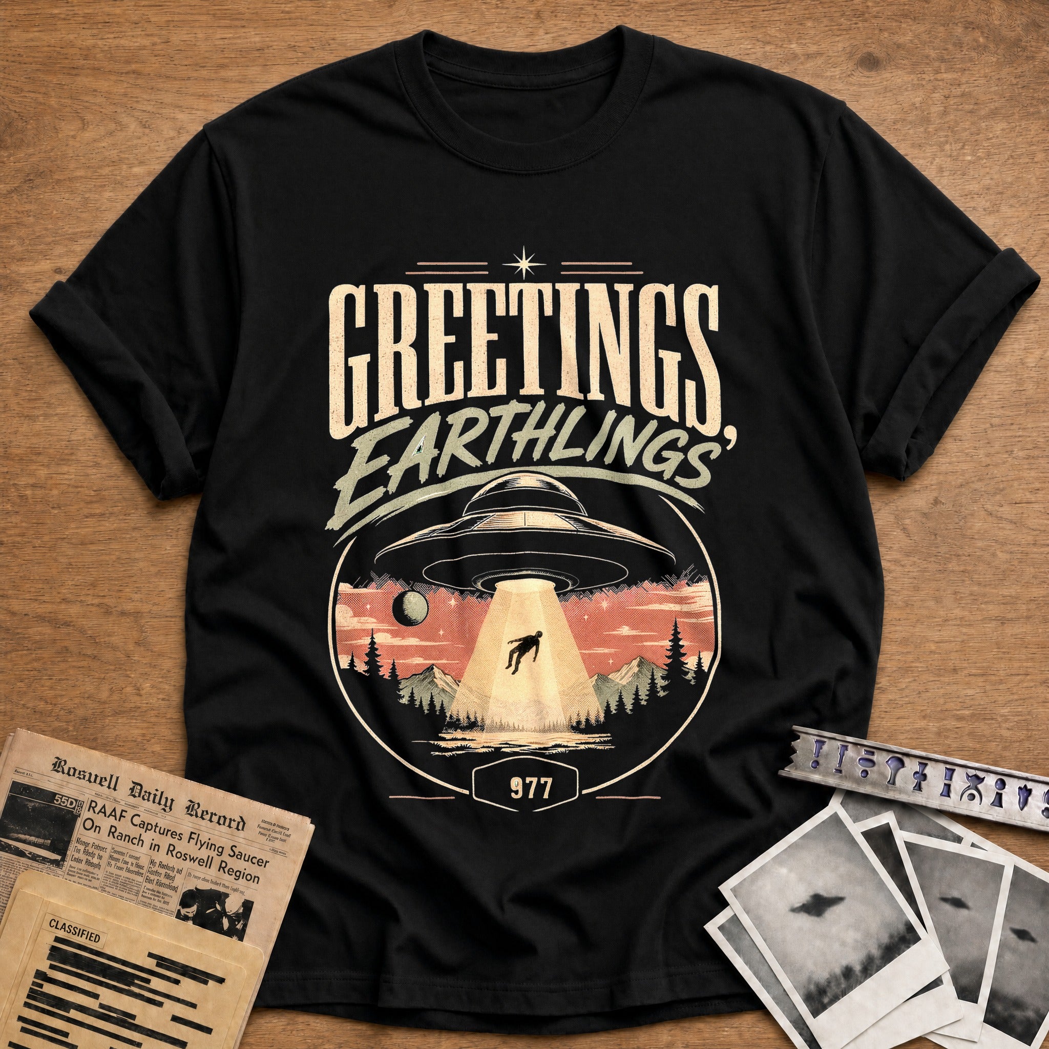 Greetings, Earthling - Black