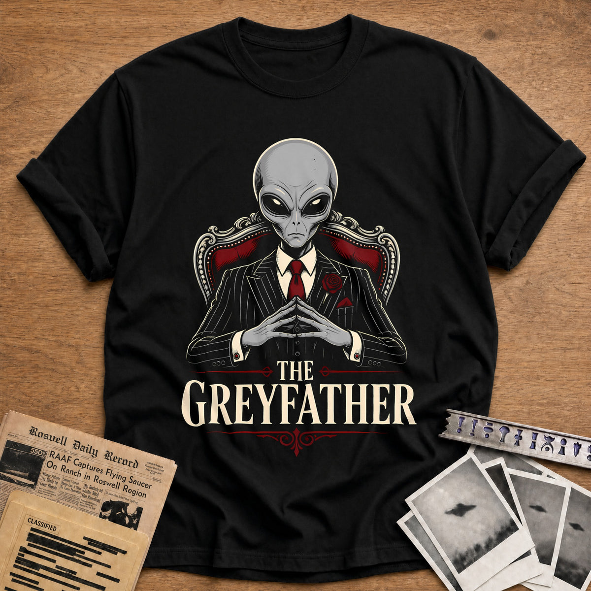Greyfather 13 T-Shirt - Black