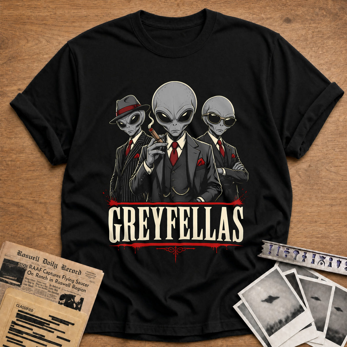 Greyfellas 66 T-Shirt - Black