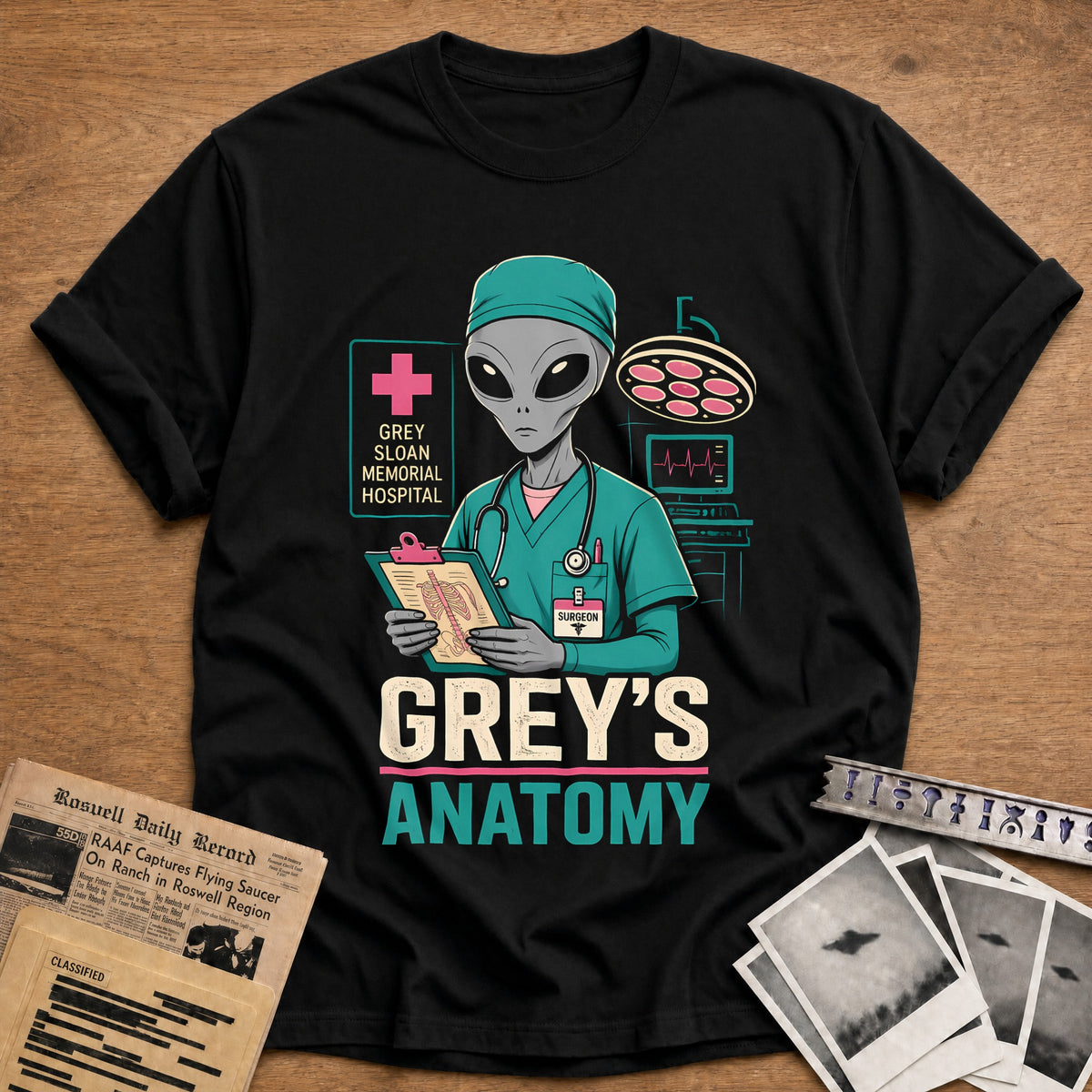Greys Anatomy 61 T-Shirt - Black