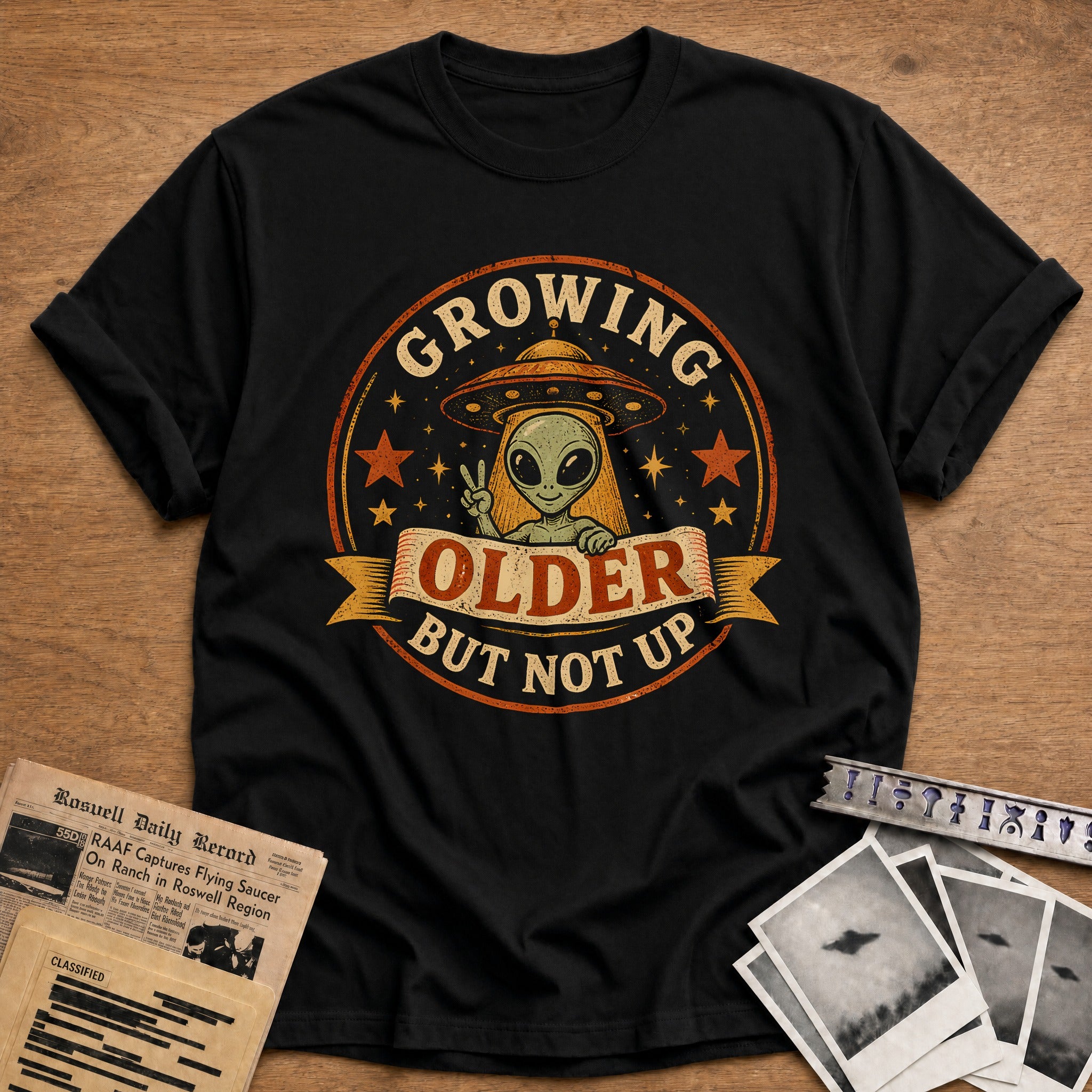 Growing Older 19 T-Shirt - Black