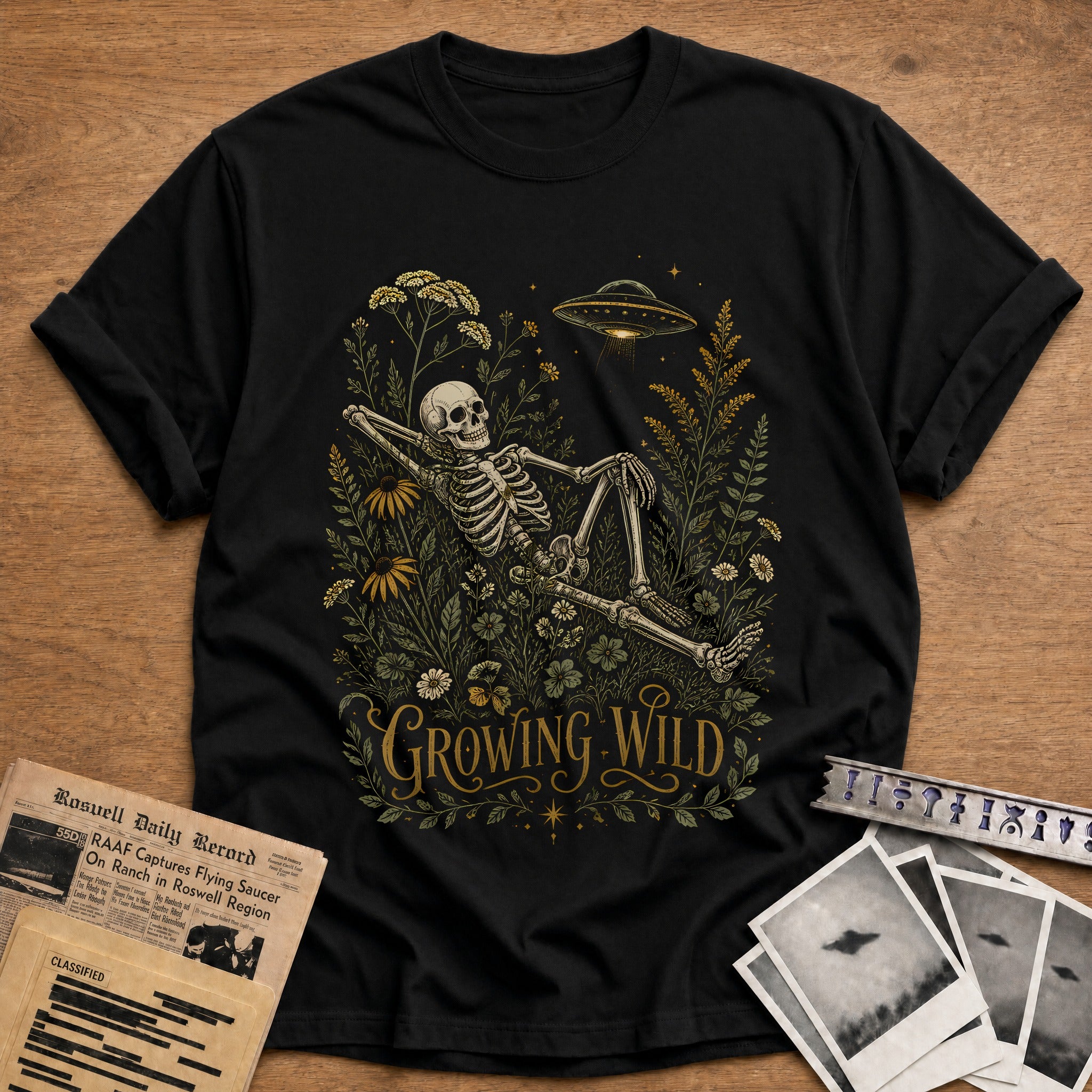 Growing Wild Skeleton 96 - Black