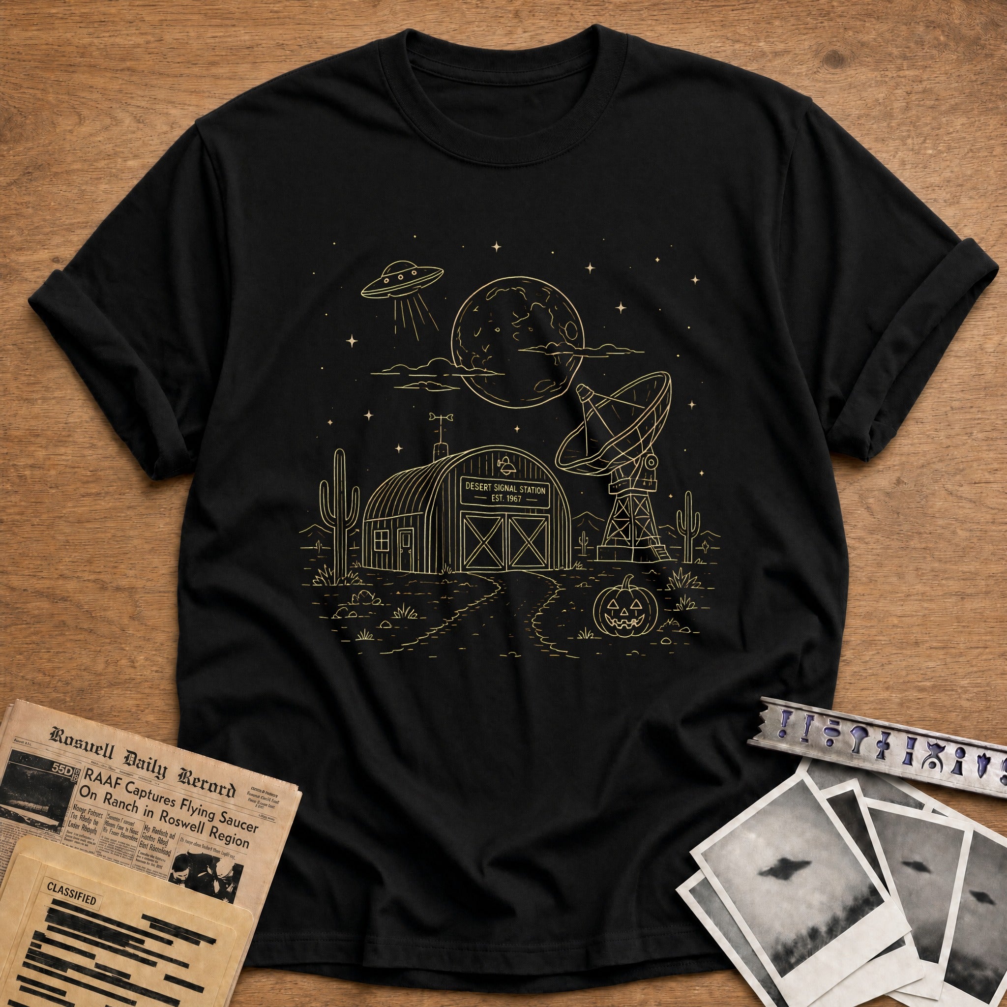 Hangar Telescope Moon 93 - Black