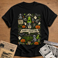 Happy Haunting Doodle 86 - Black