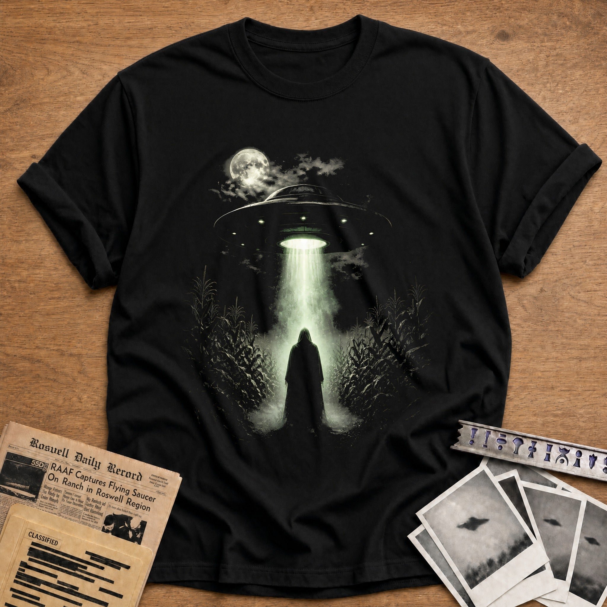 Hooded Ufo Field 11 - Black