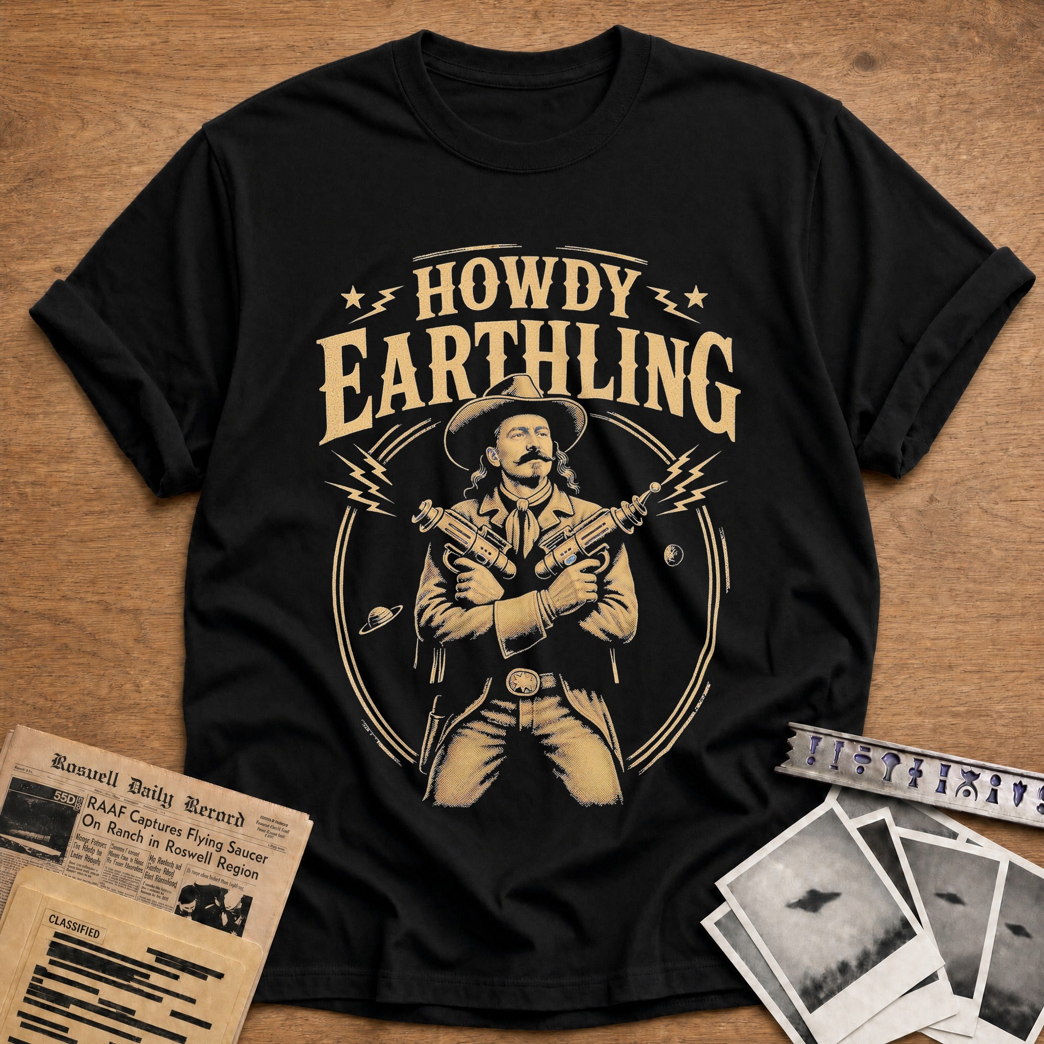 Howdy Earthling - Black