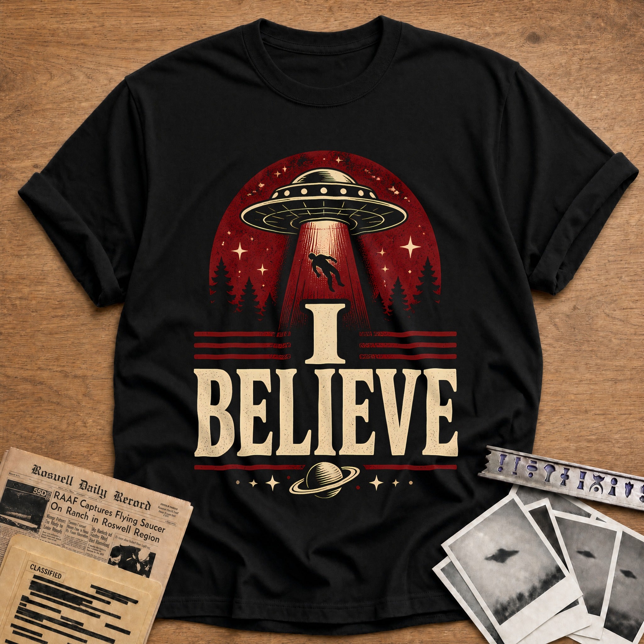 I Believe 87 T-Shirt - Black