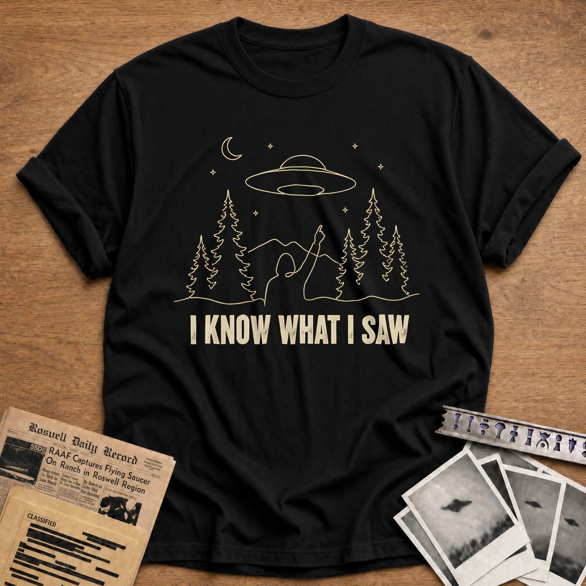 I Know What I Saw 46 T-Shirt - Black