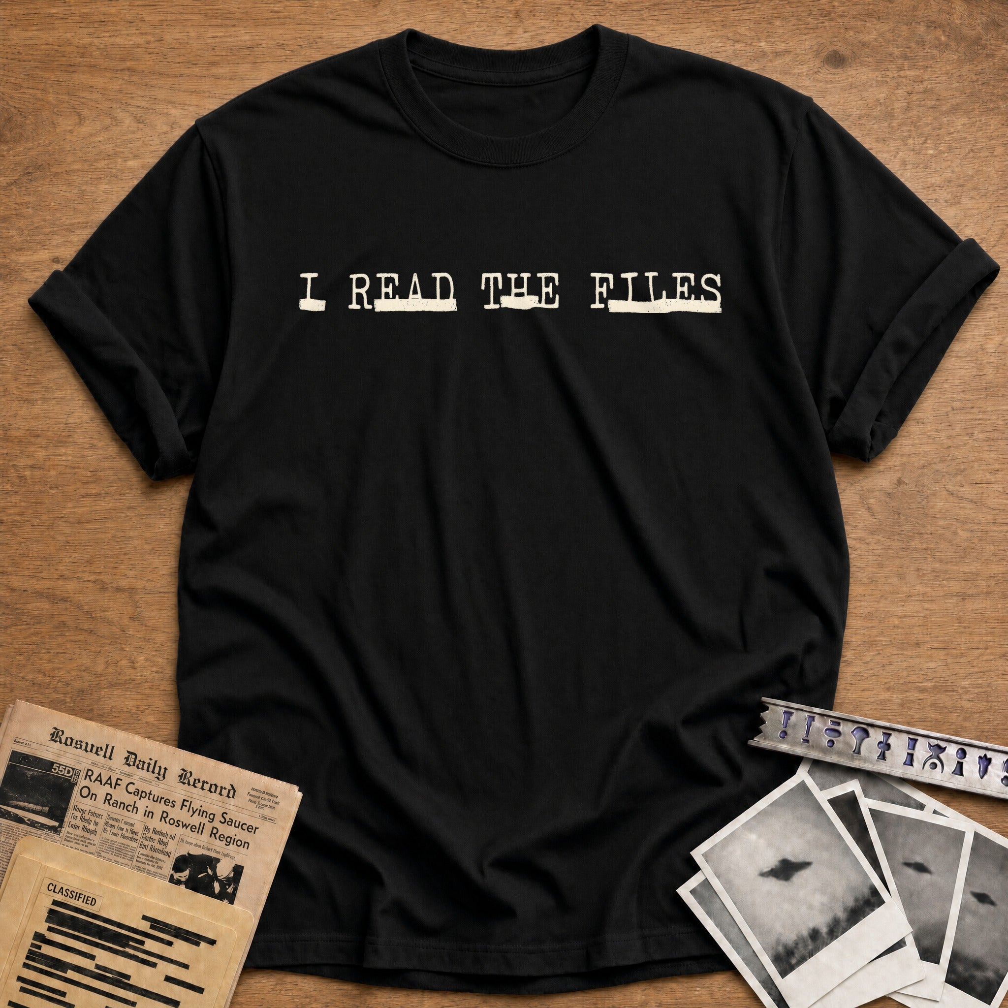 I Read The Files 01 - Black