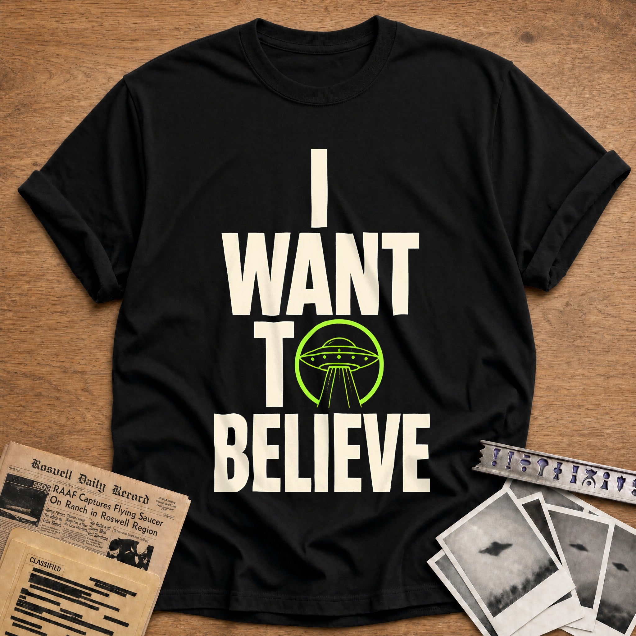 I Want To Believe 59 T-Shirt - Black