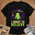 I Want To Believe (2) 52 T-Shirt - Black