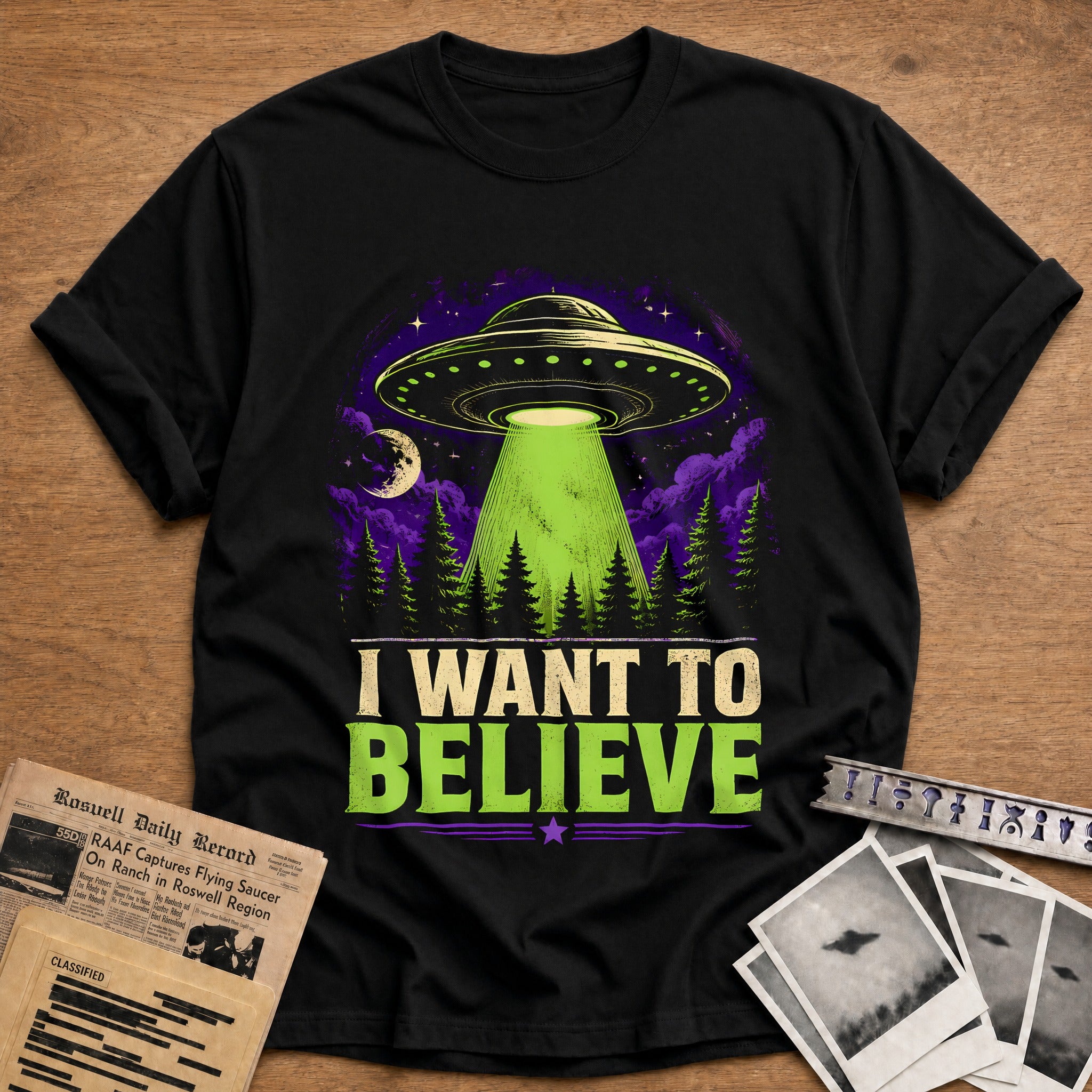 I Want To Believe (2) 52 T-Shirt - Black
