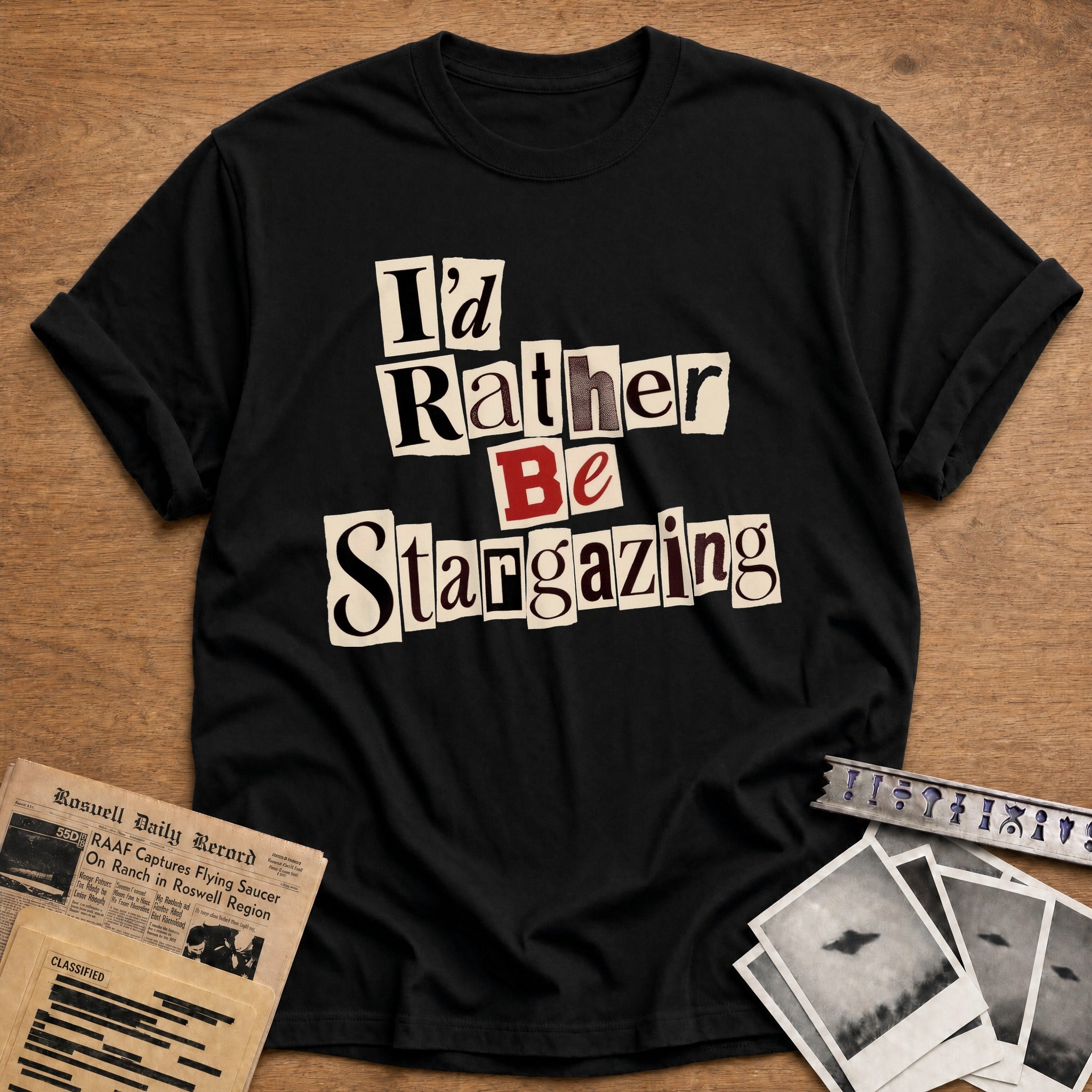 Id Rather Be Stargazing - Black