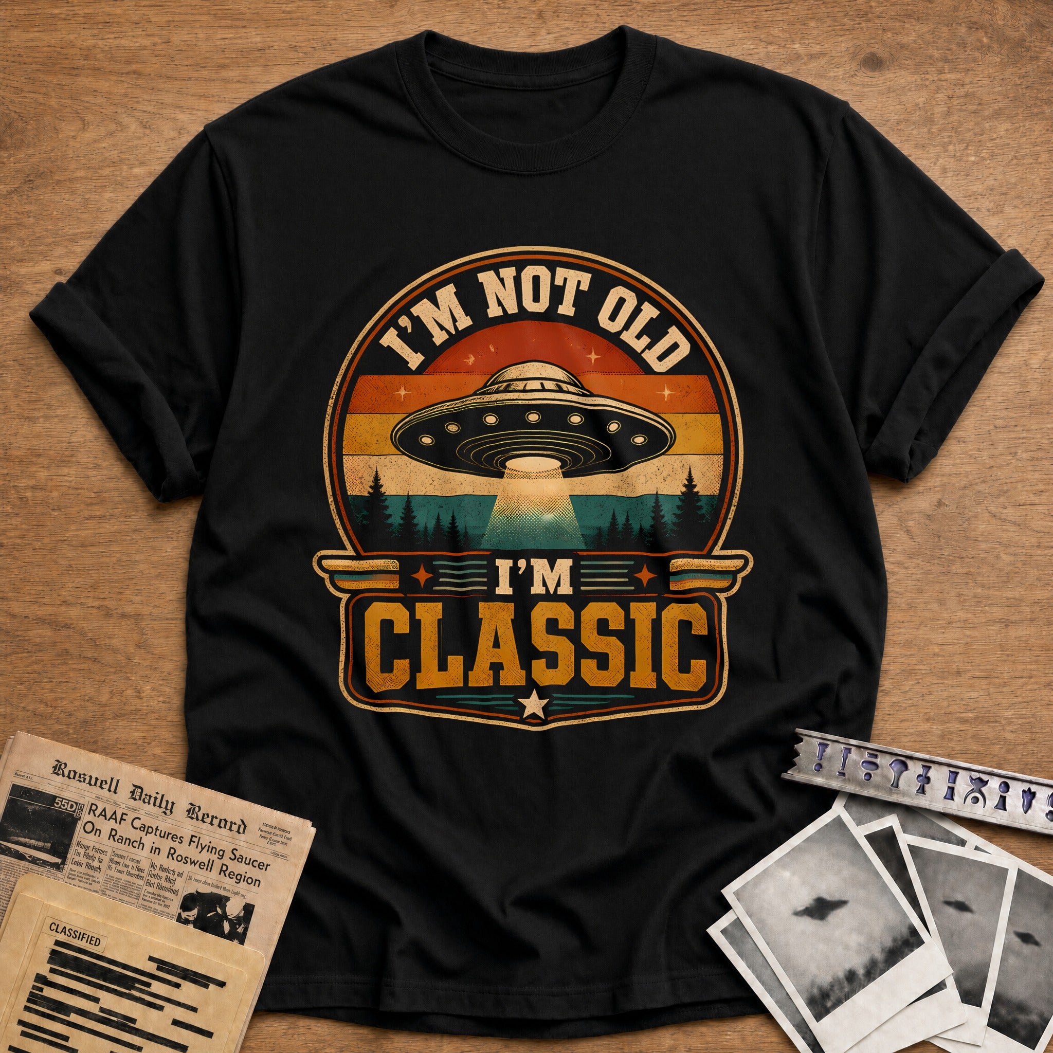 Im Not Old Im Classic 77 T-Shirt - Black