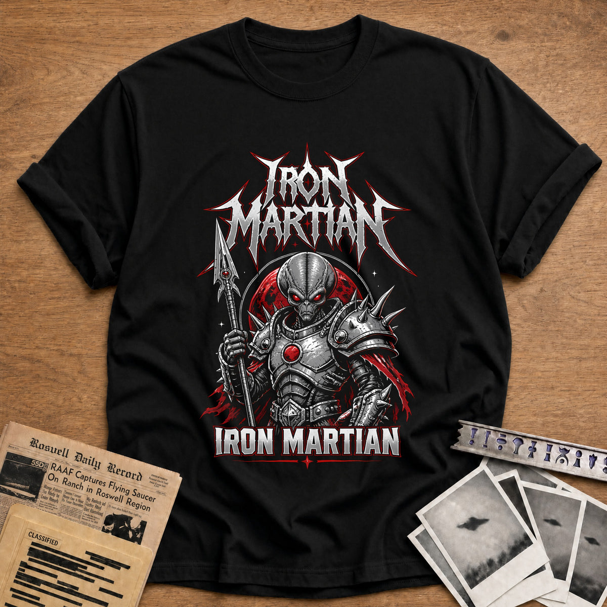 Iron Martian 45 T-Shirt - Black