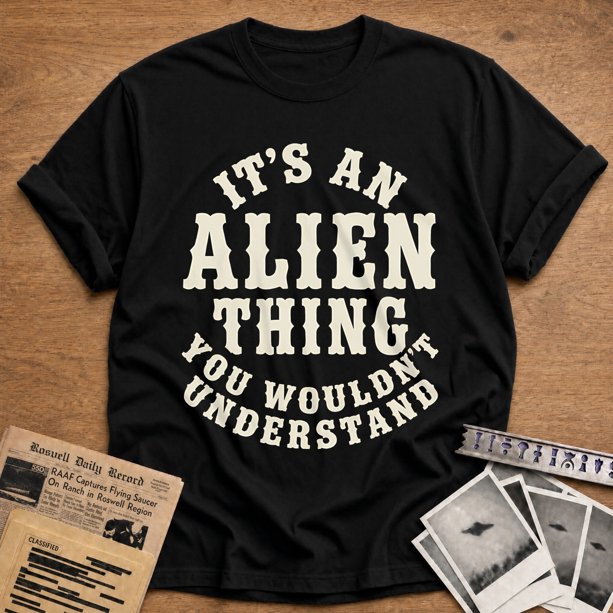 Its An Alien Thing 62 T-Shirt - Black