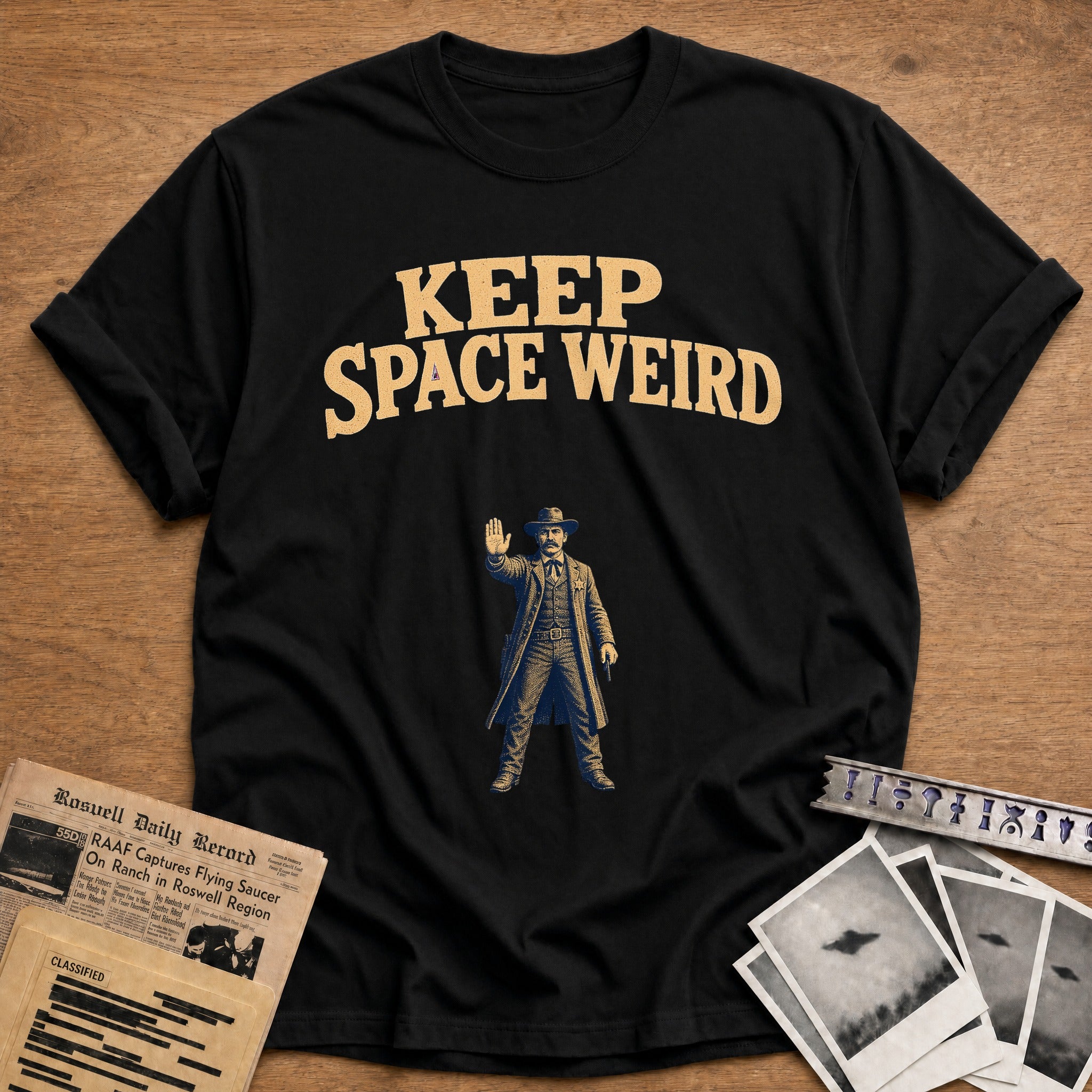 Keep Space Weird 02 - Black