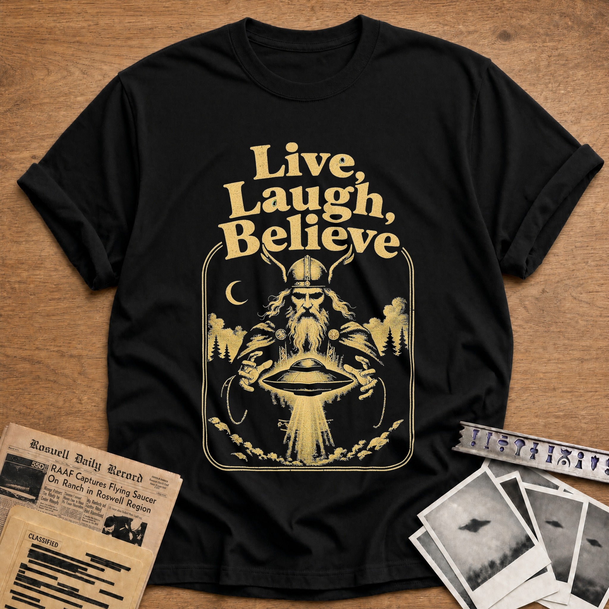 Live, Laugh, Abduct - Black