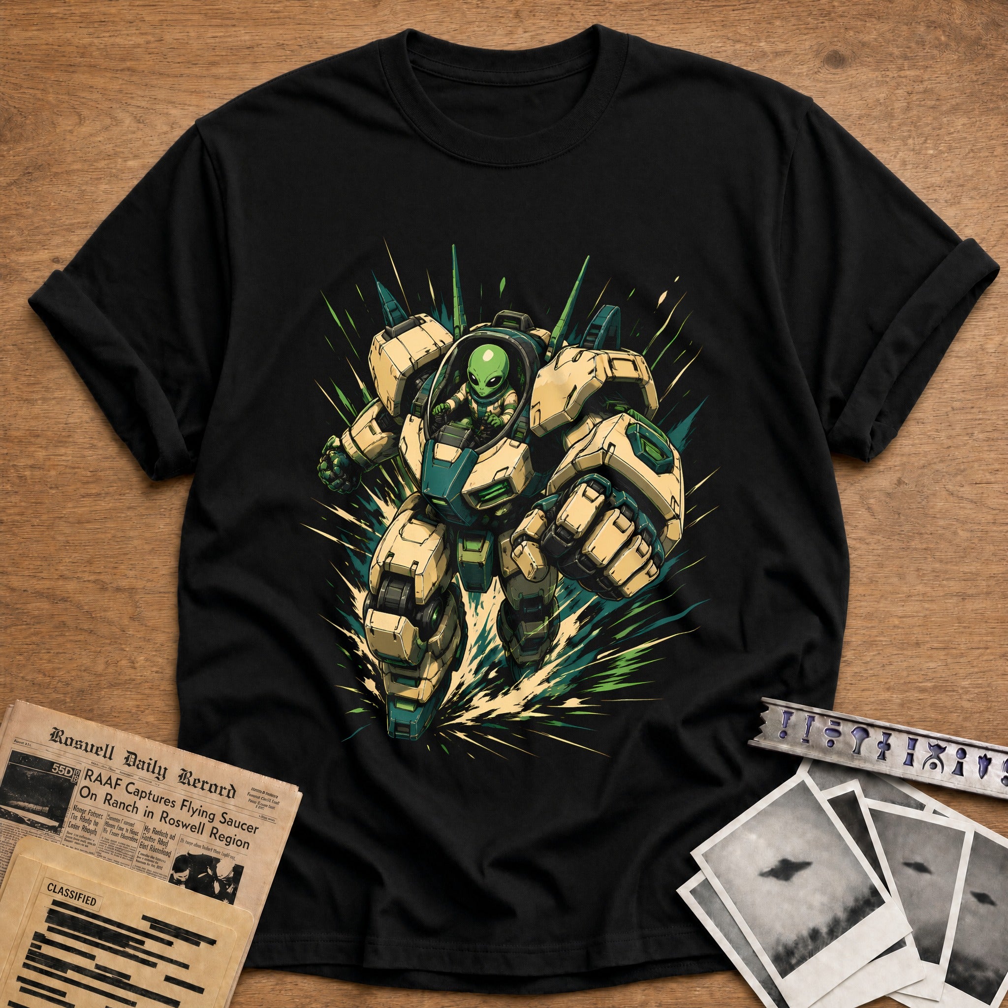 Mecha Disclosure T-Shirt - Black