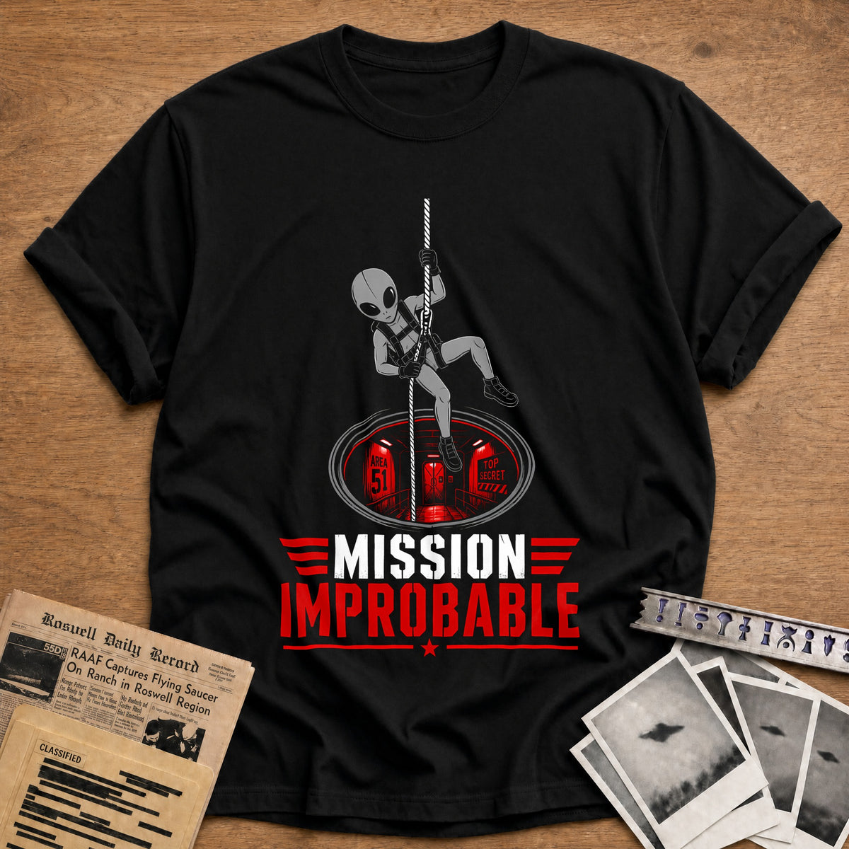 Mission Improbable 96 T-Shirt - Black