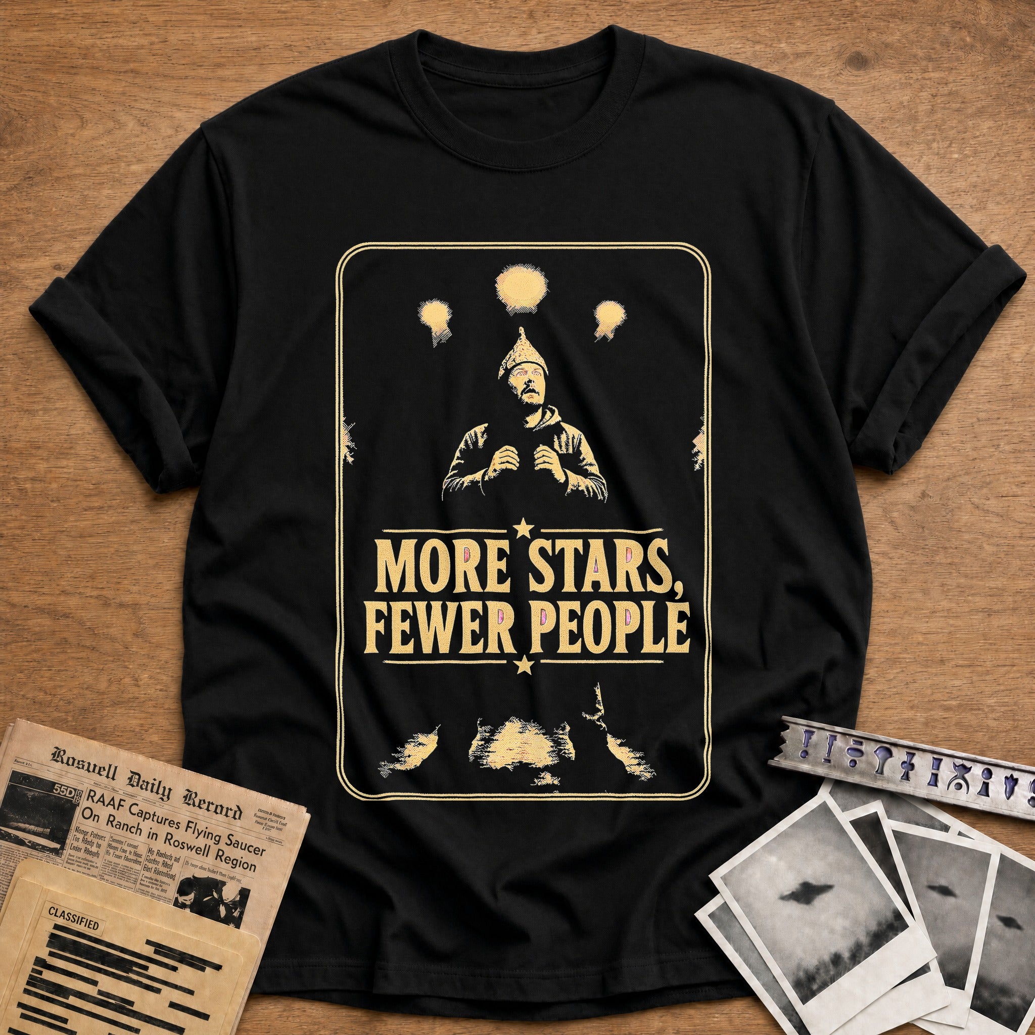 More Stars Fewer People - Black