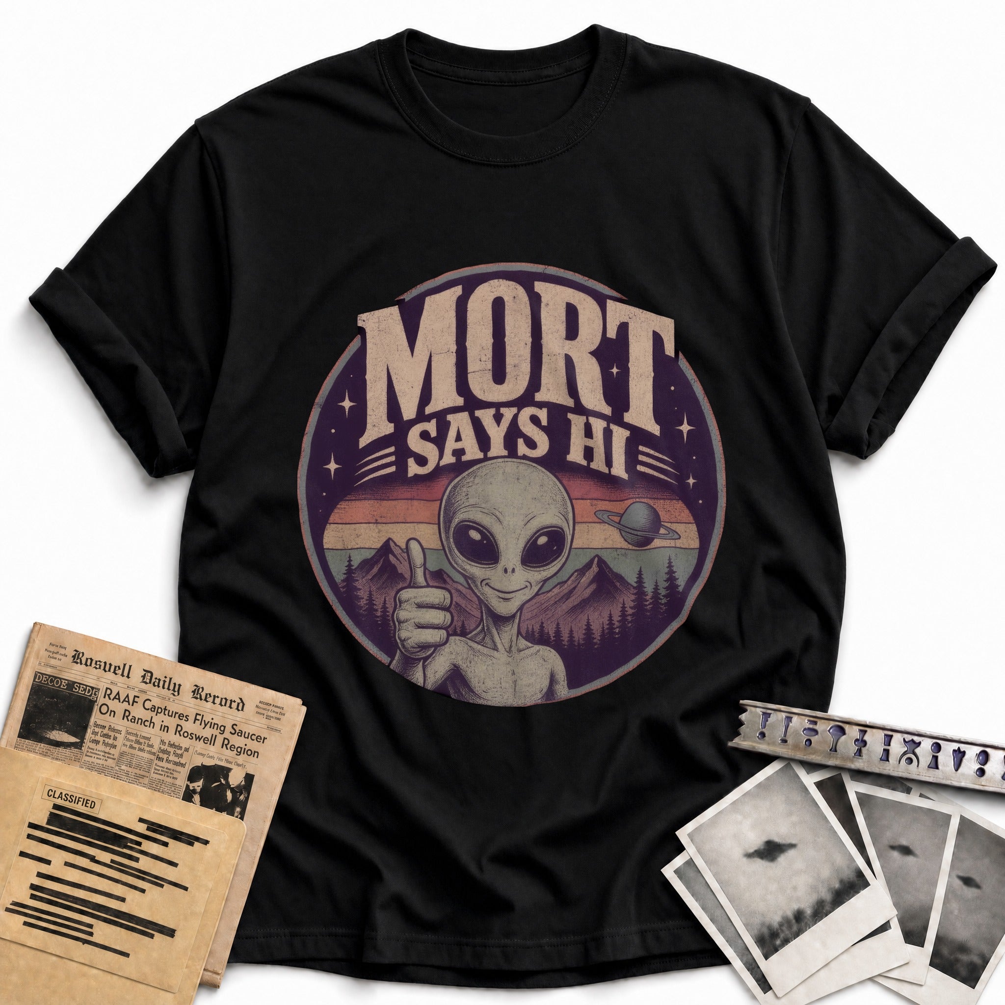 Mort Says Hi 03 - Black