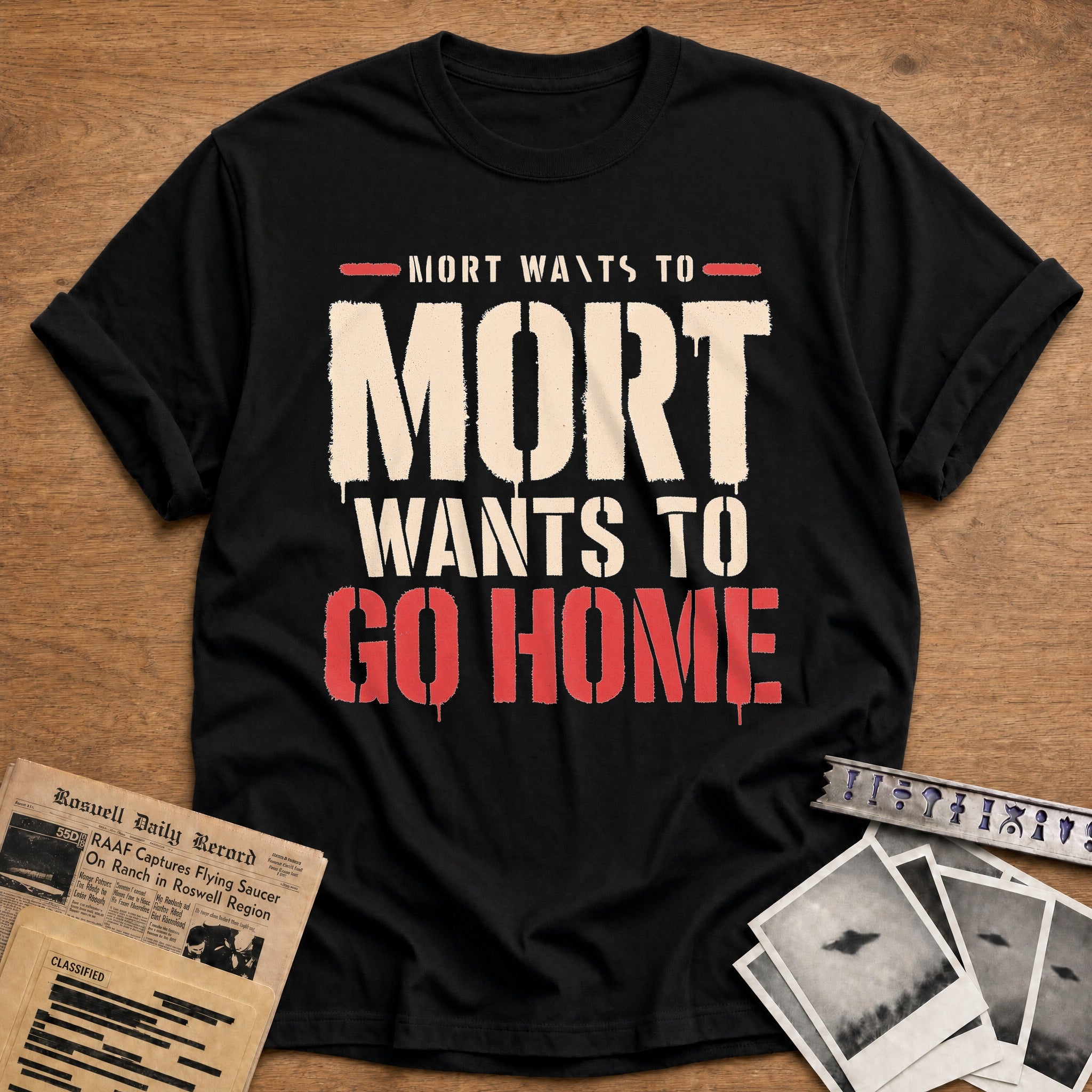 Mort Wants To Go Home 02 - Black