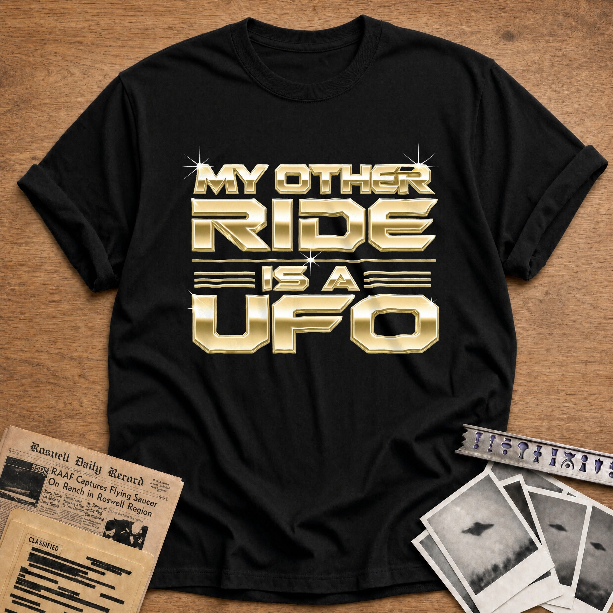 My Other Ride Is A Ufo 01 - Black