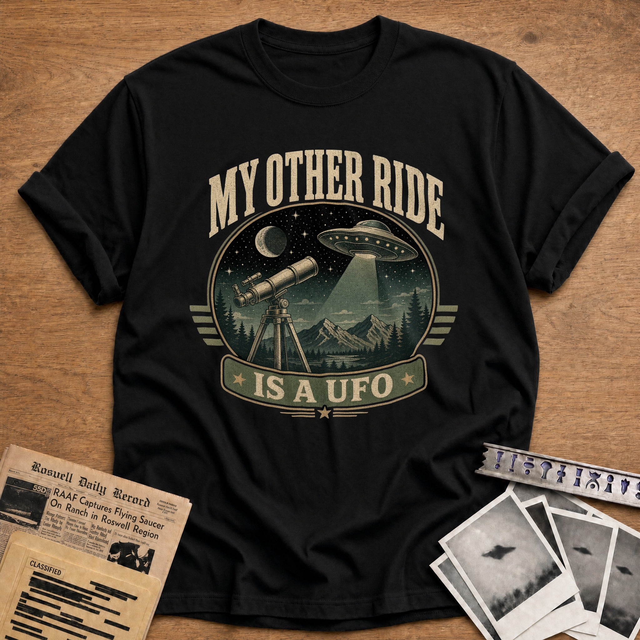 My Other Ride Is A Ufo 02 - Black