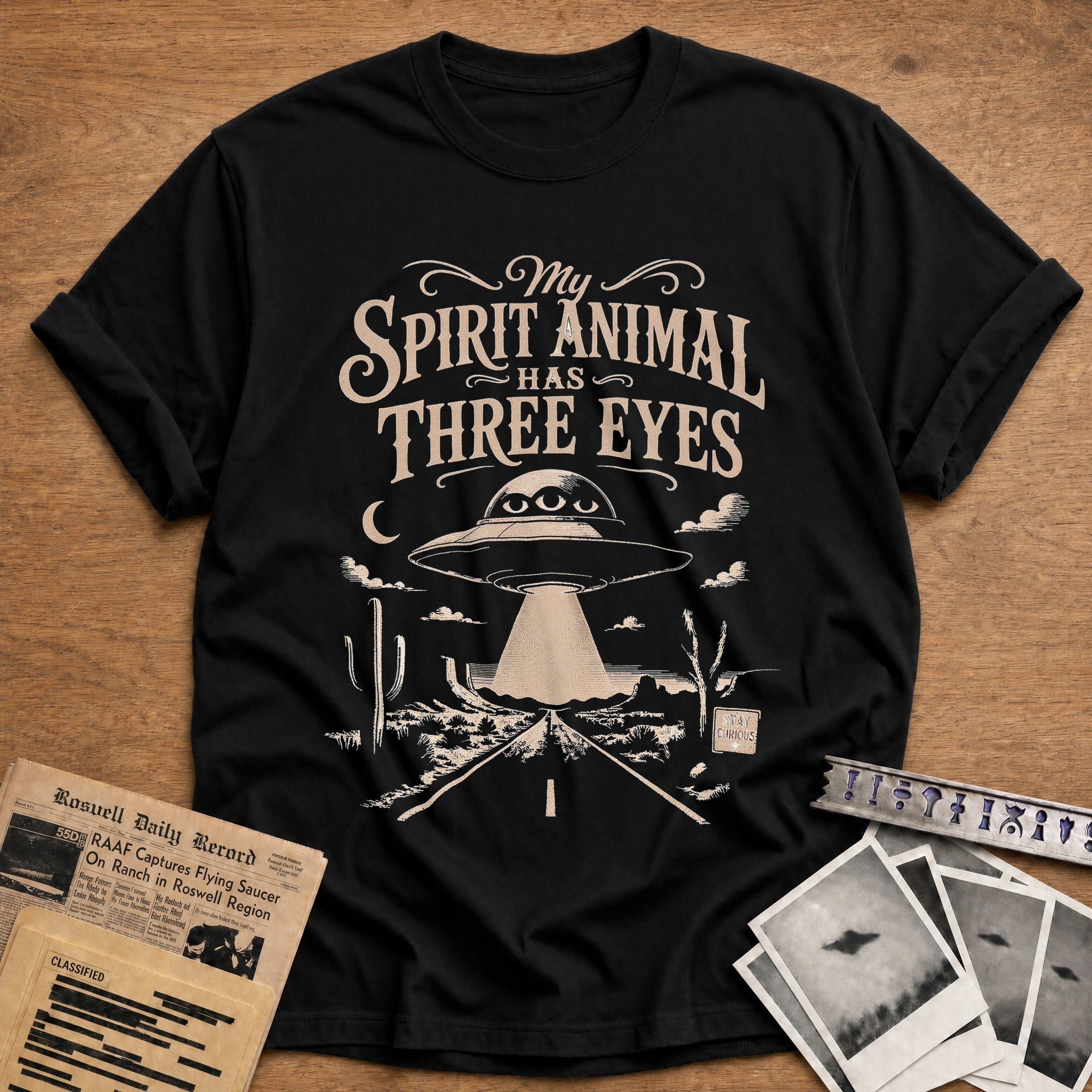 My Spirit Animal Has Three Eyes 03 - Black
