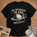My Weekend Plans Watch For Ufos - Black