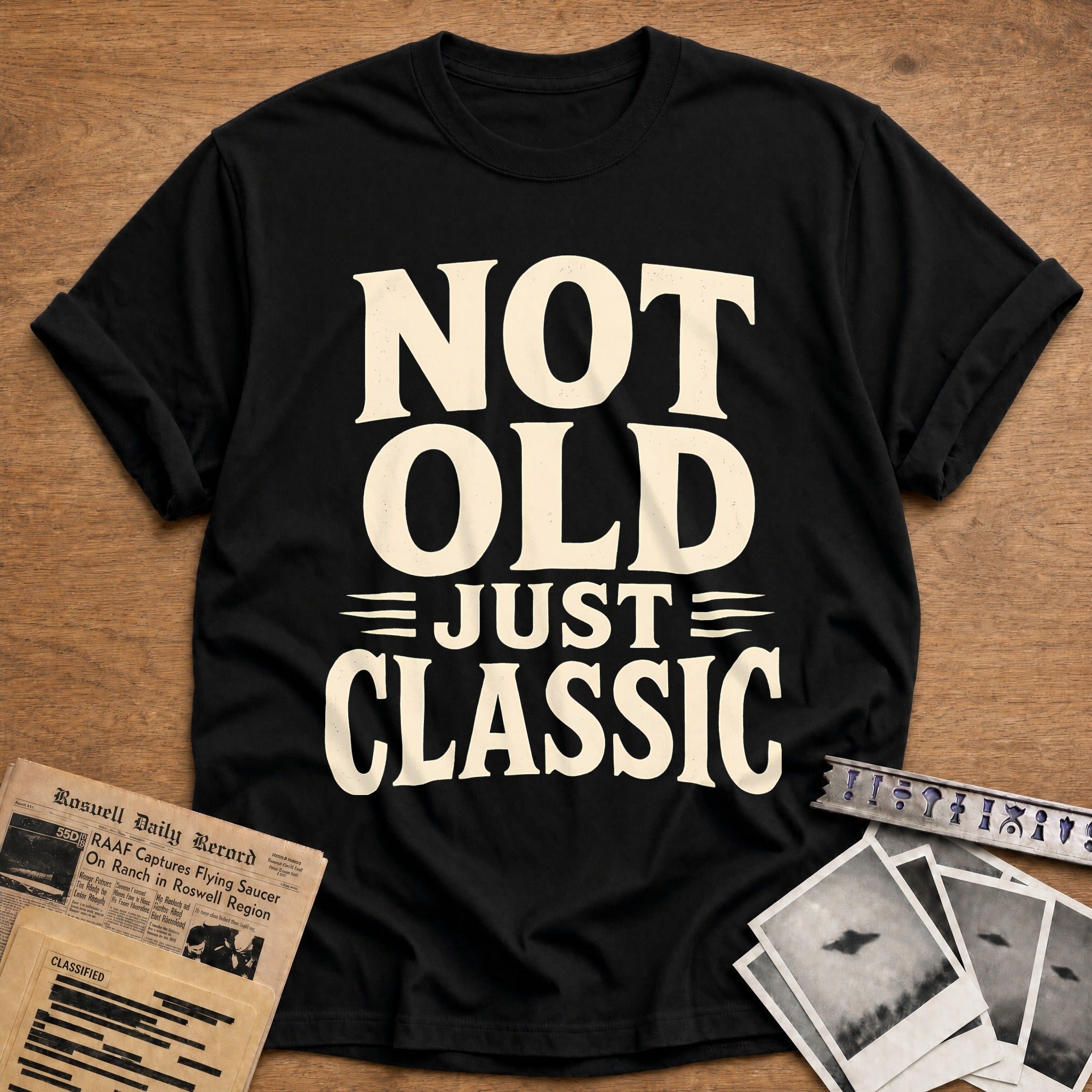 Not Old Just Classic 10 T-Shirt - Black