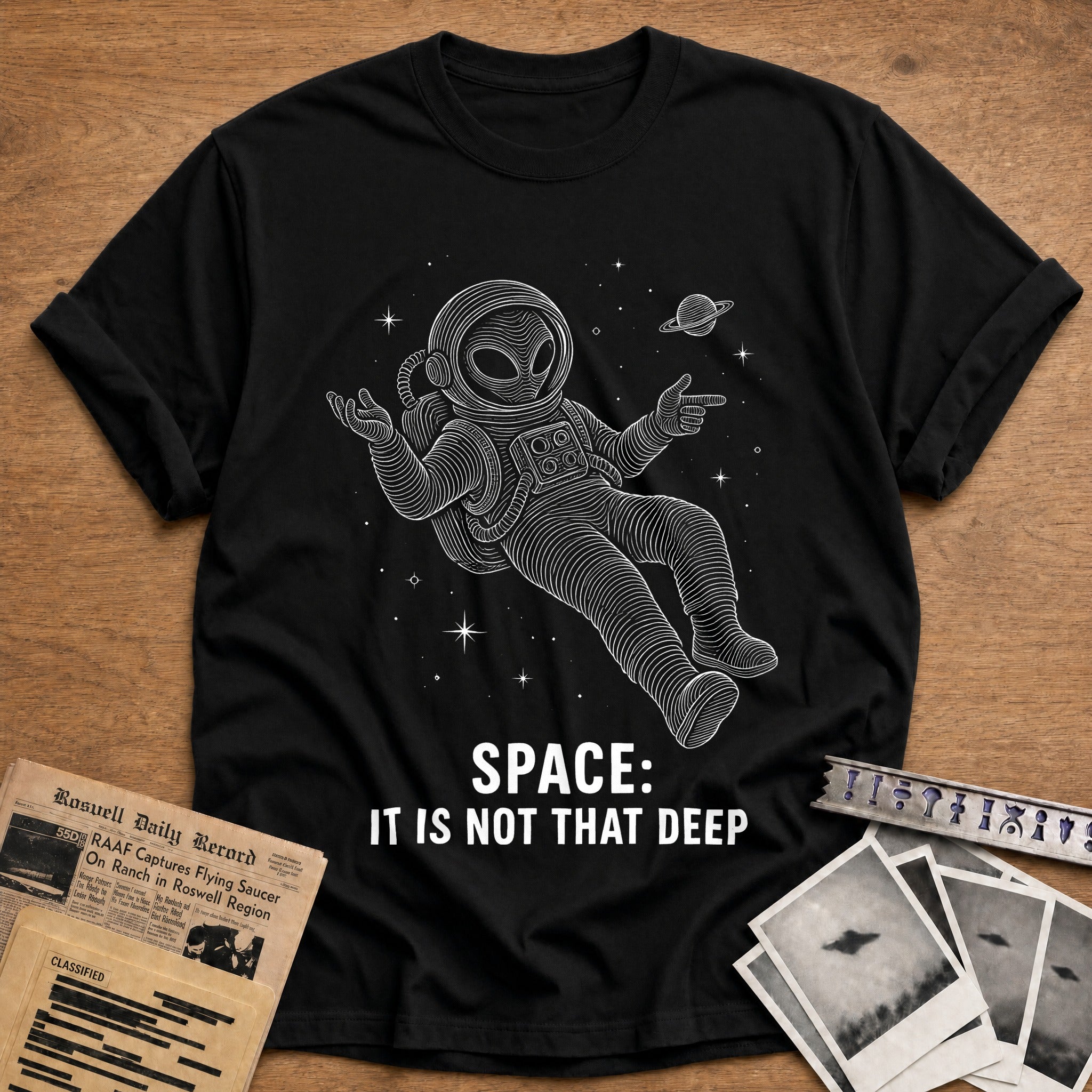 Not That Deep T-Shirt - Black