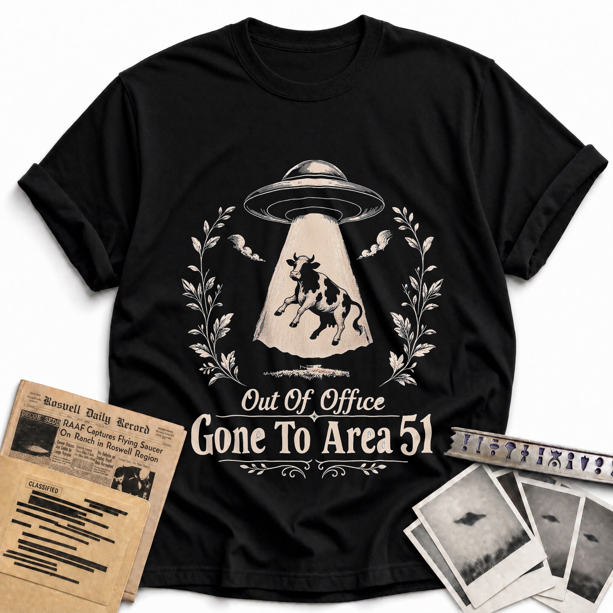 Out Of Office Gone To Area 02 - Black