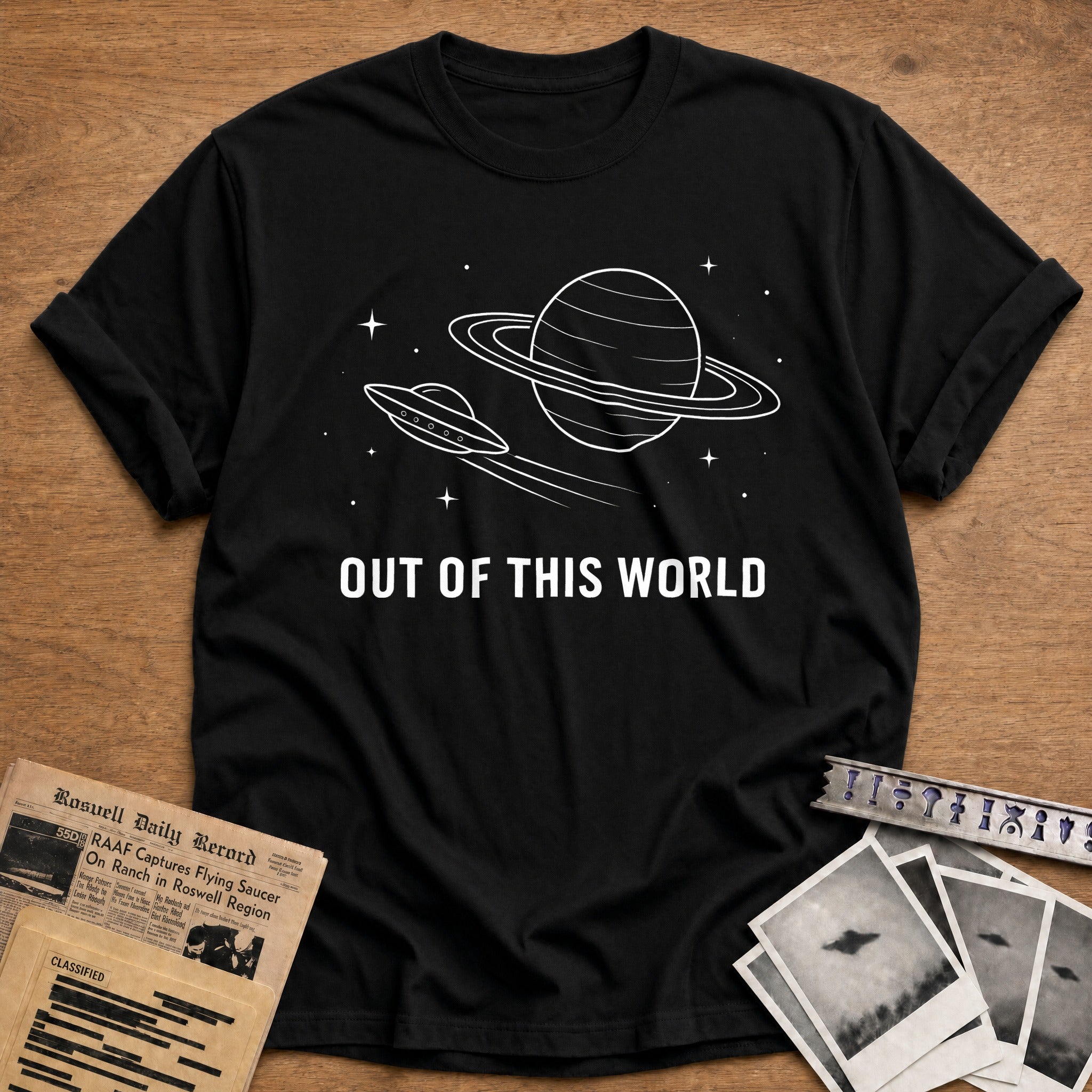 Out Of This World 23 T-Shirt - Black