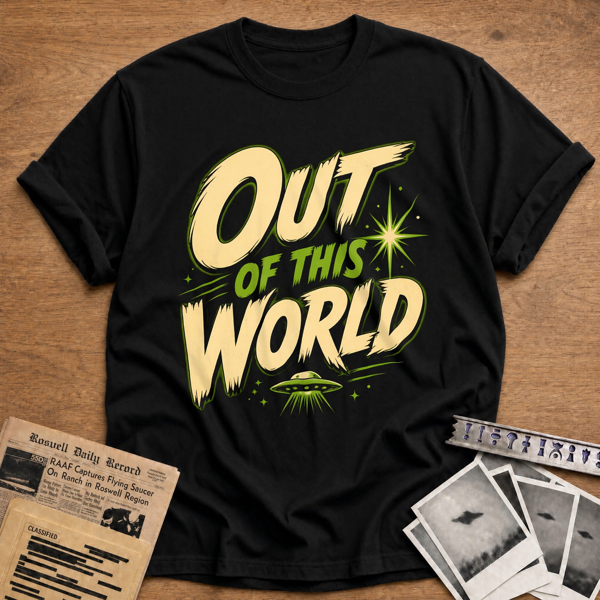 Out Of This World 27 T-Shirt - Black