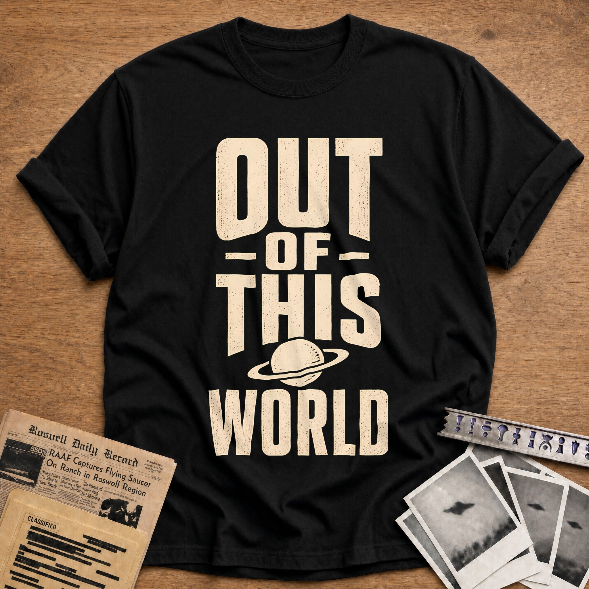 Out Of This World 42 T-Shirt - Black