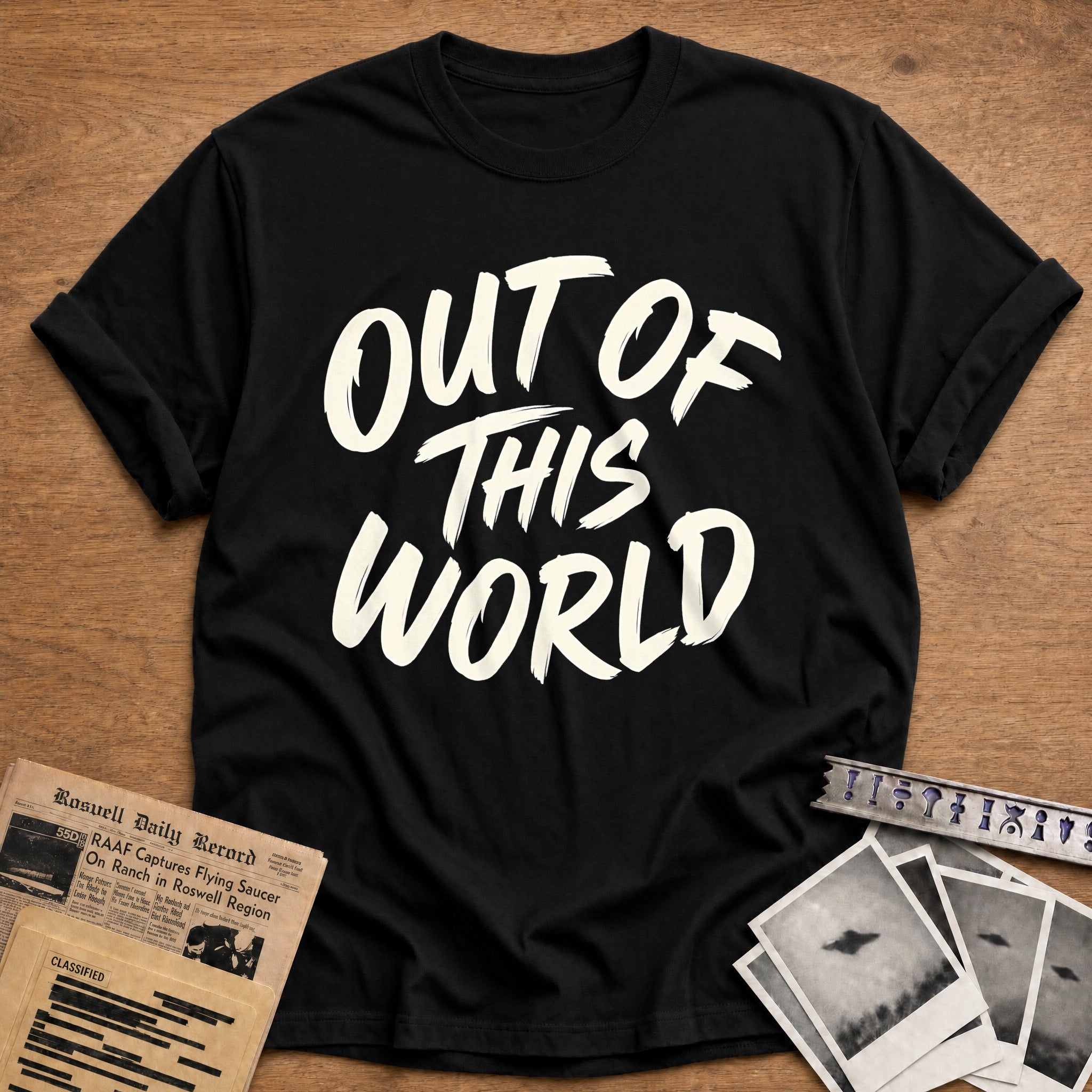 Out Of This World 77 T-Shirt - Black
