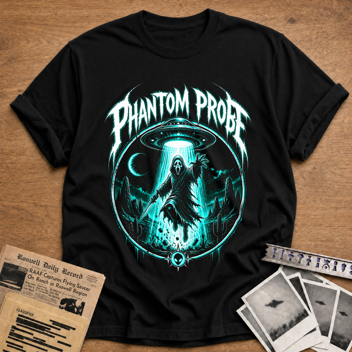 Phantom Probe 38 T-Shirt - Black