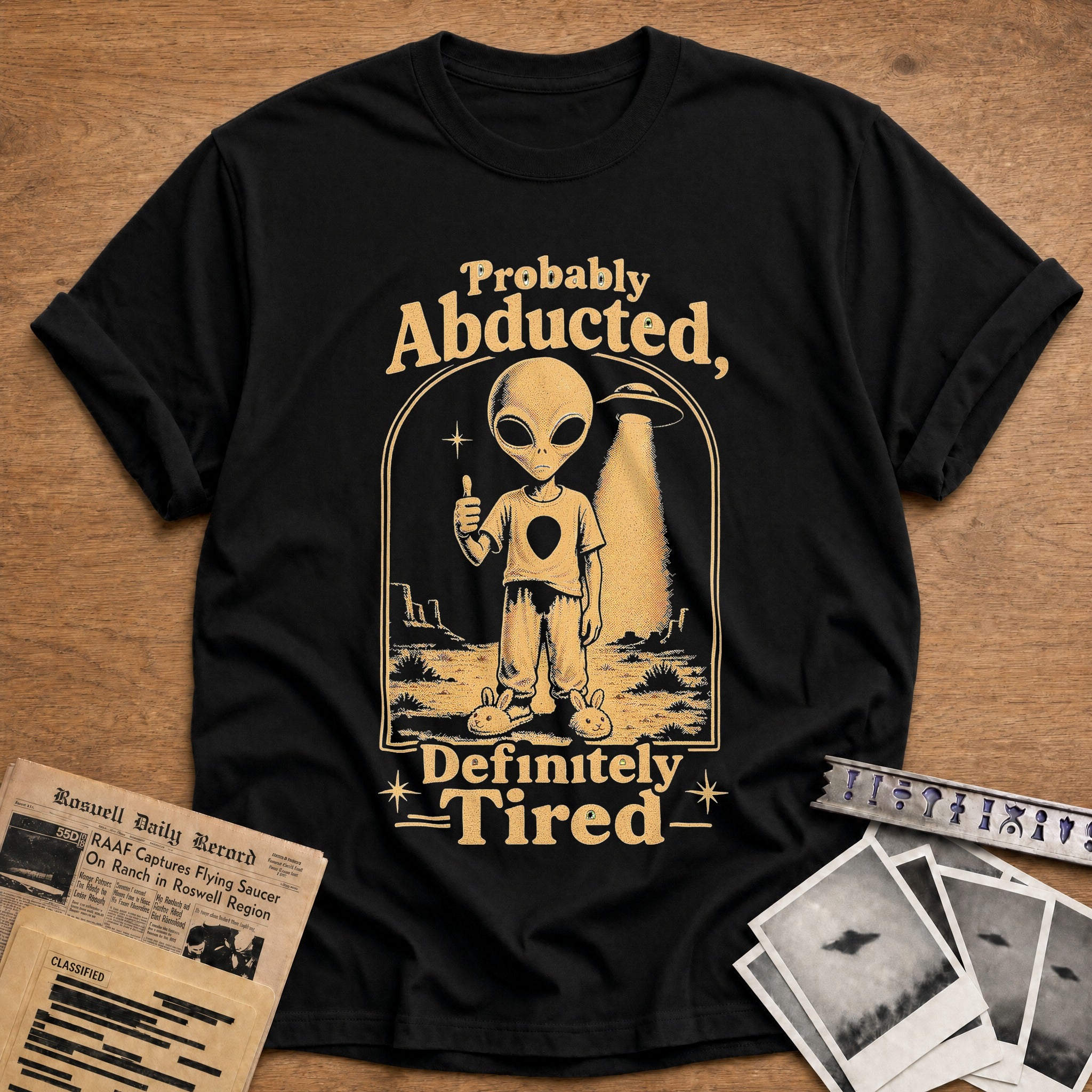 Probably Abducted Definitely Tired 01 - Black