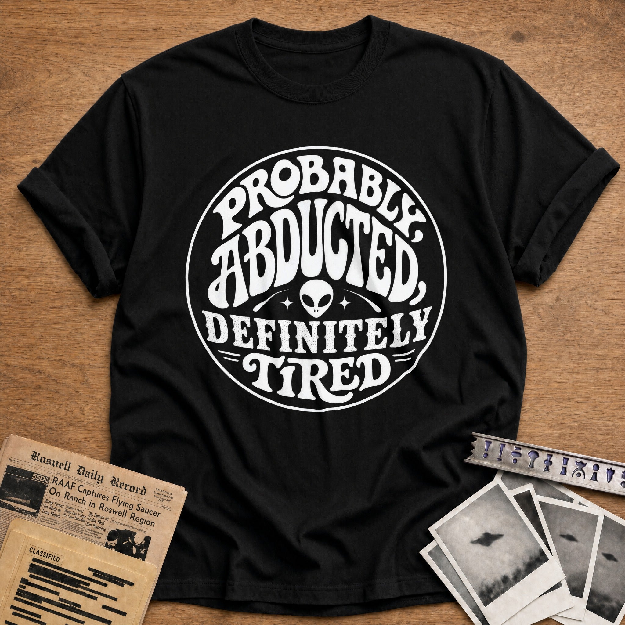 Probably Abducted Definitely Tired 02 - Black