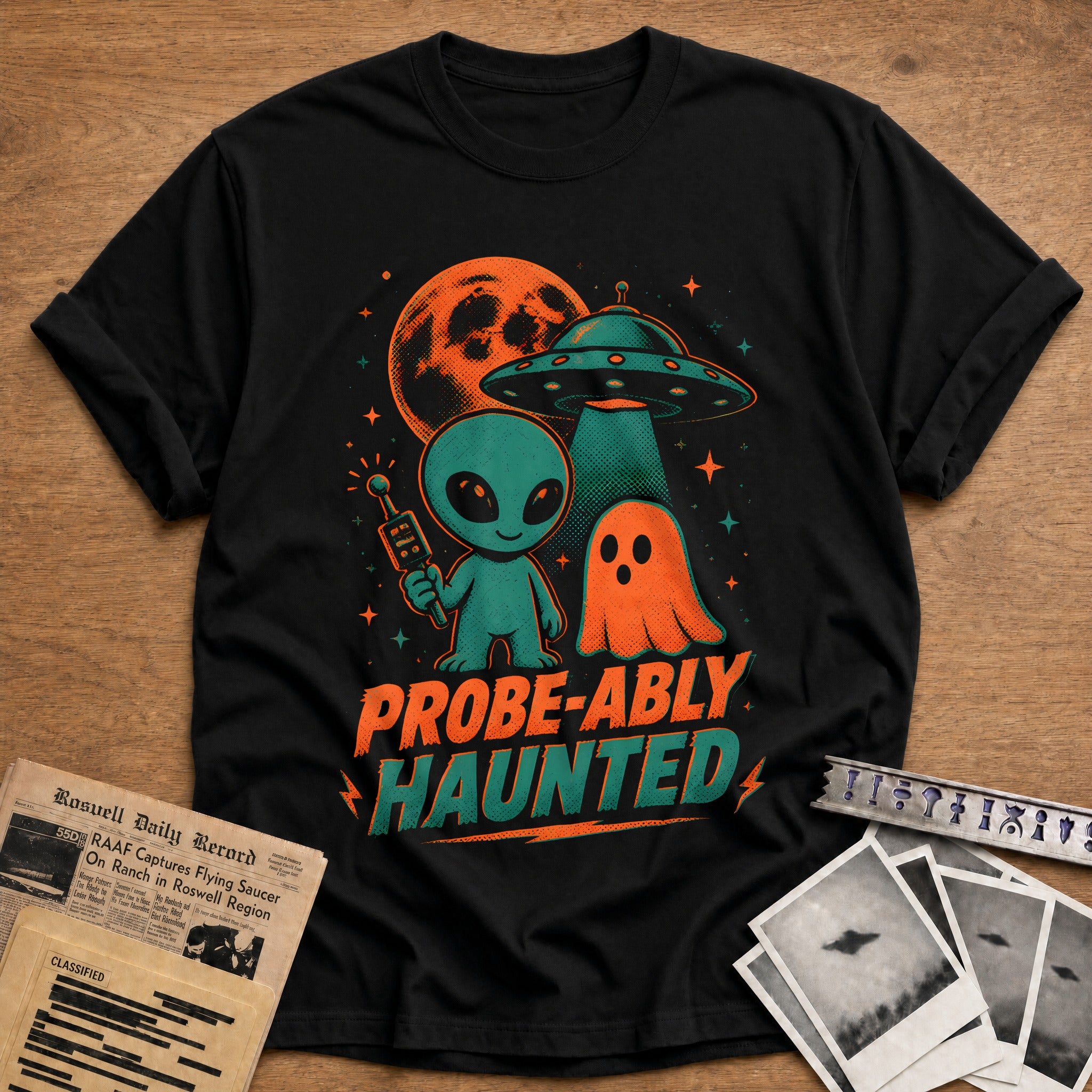 Probe Ably Haunted 34 T-Shirt - Black