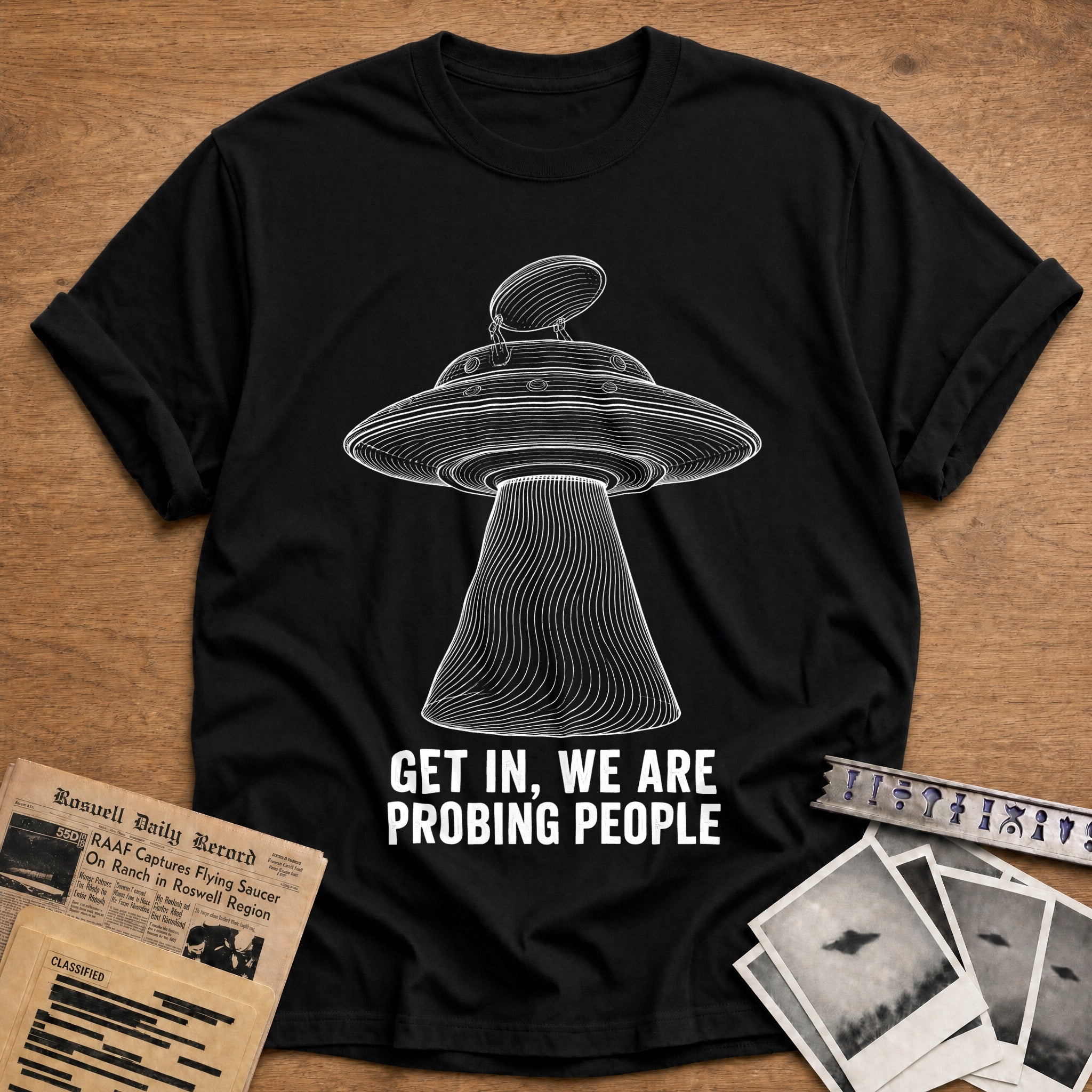 Probing Questions T-Shirt - Black