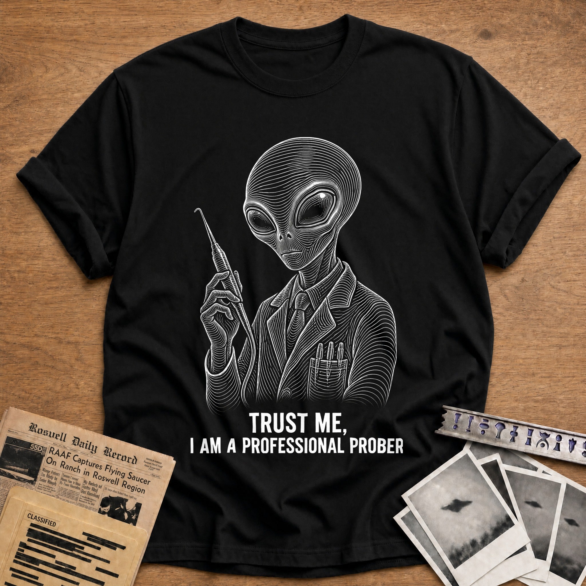 Professional Inquiry T-Shirt - Black