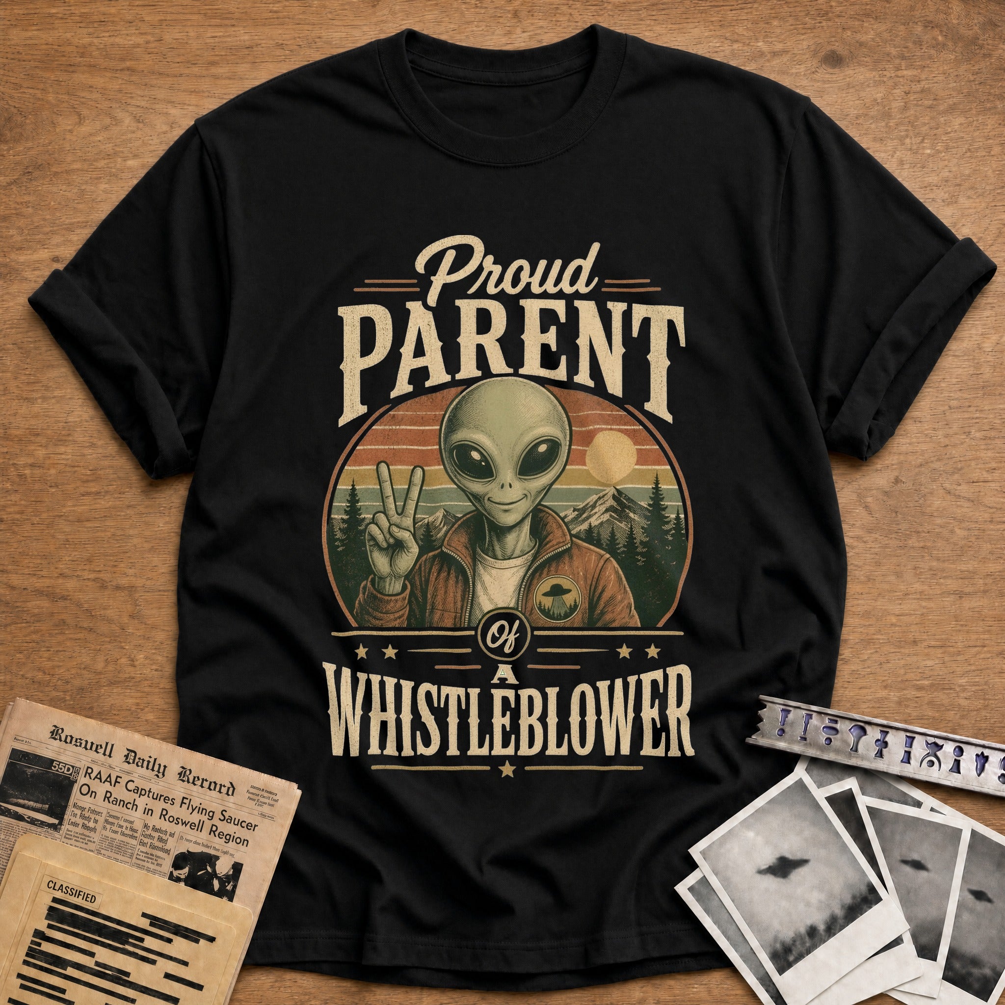 Proud Parent Of A Whistleblower 02 - Black