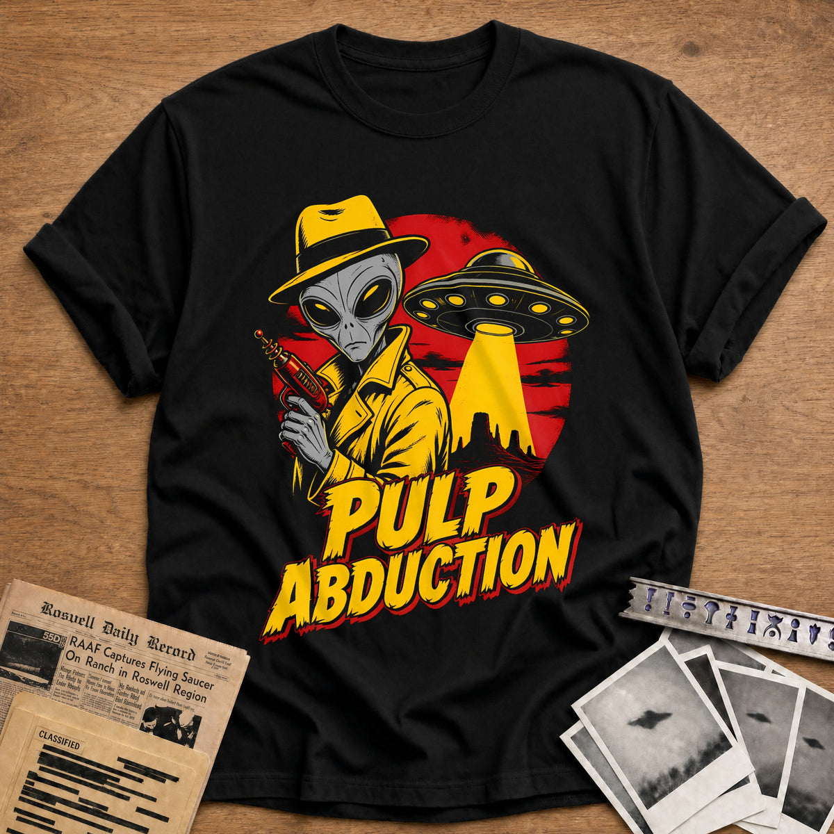 Pulp Abduction 31 T-Shirt - Black