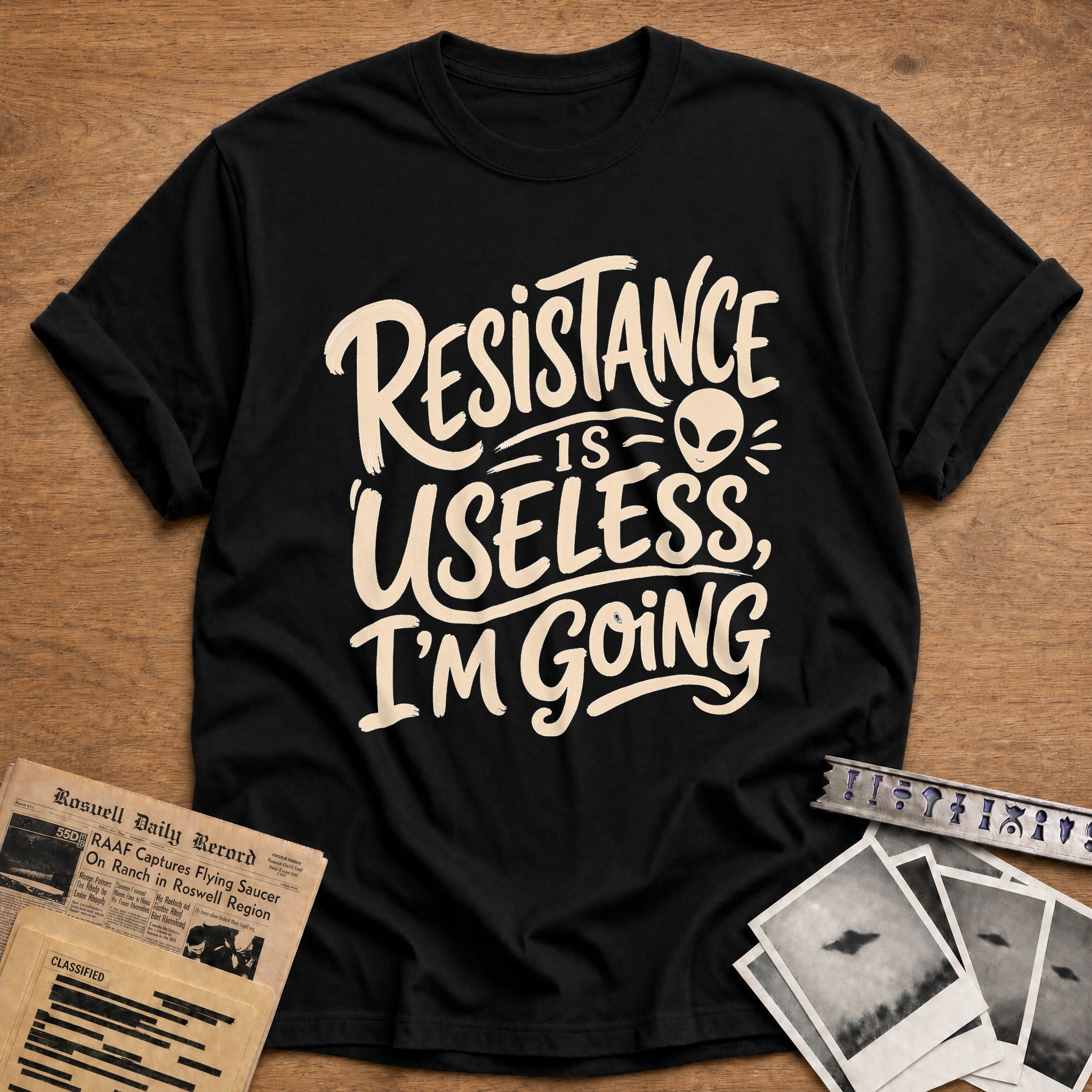 Resistance Is Useless Im Going 03 - Black