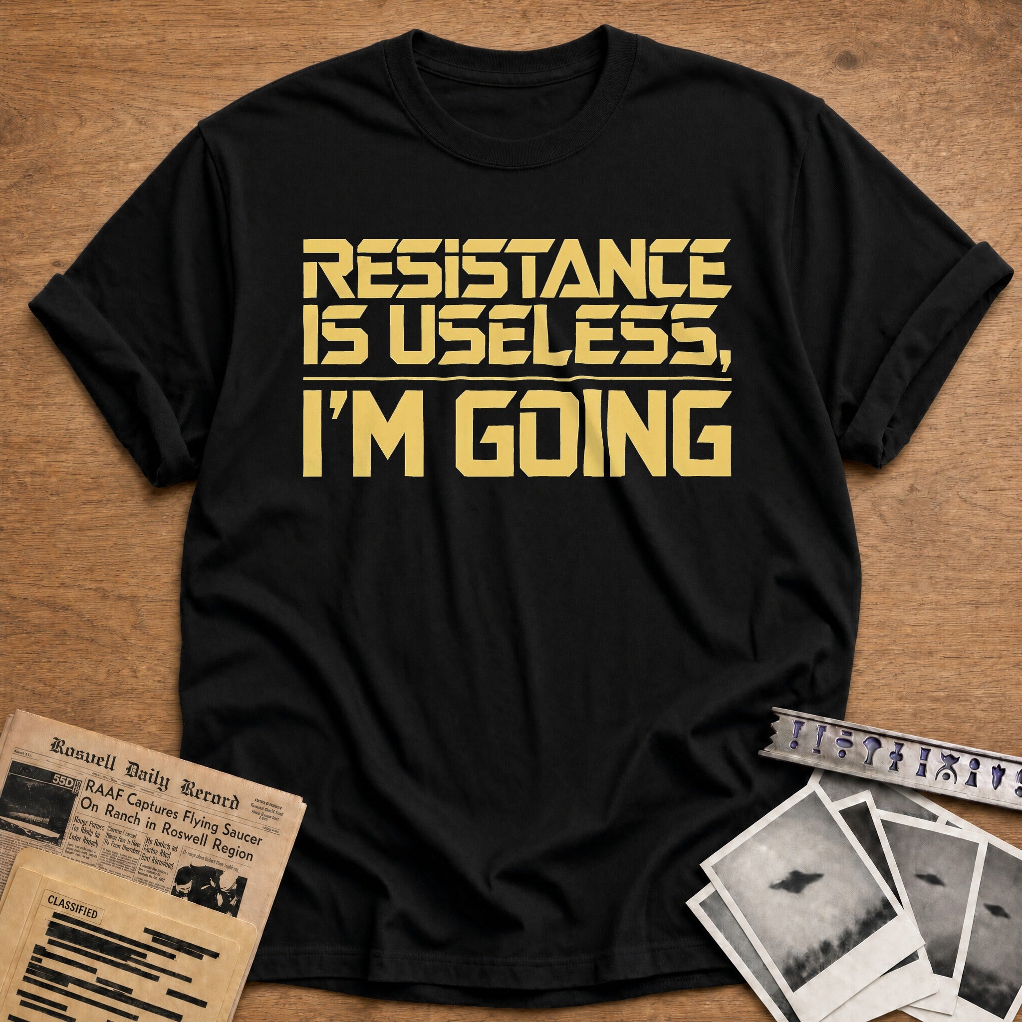 Resistance Is Useless Im Going 05 - Black