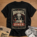 Roswell Diner Matchbook 38 T-Shirt - Black