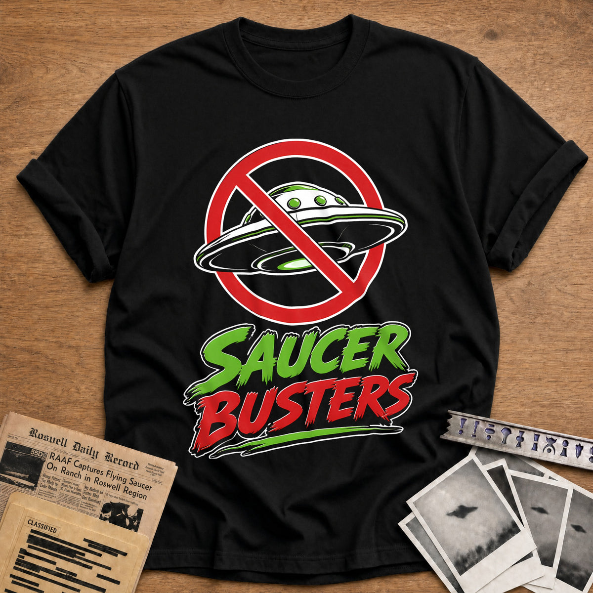 Saucer Busters 98 T-Shirt - Black
